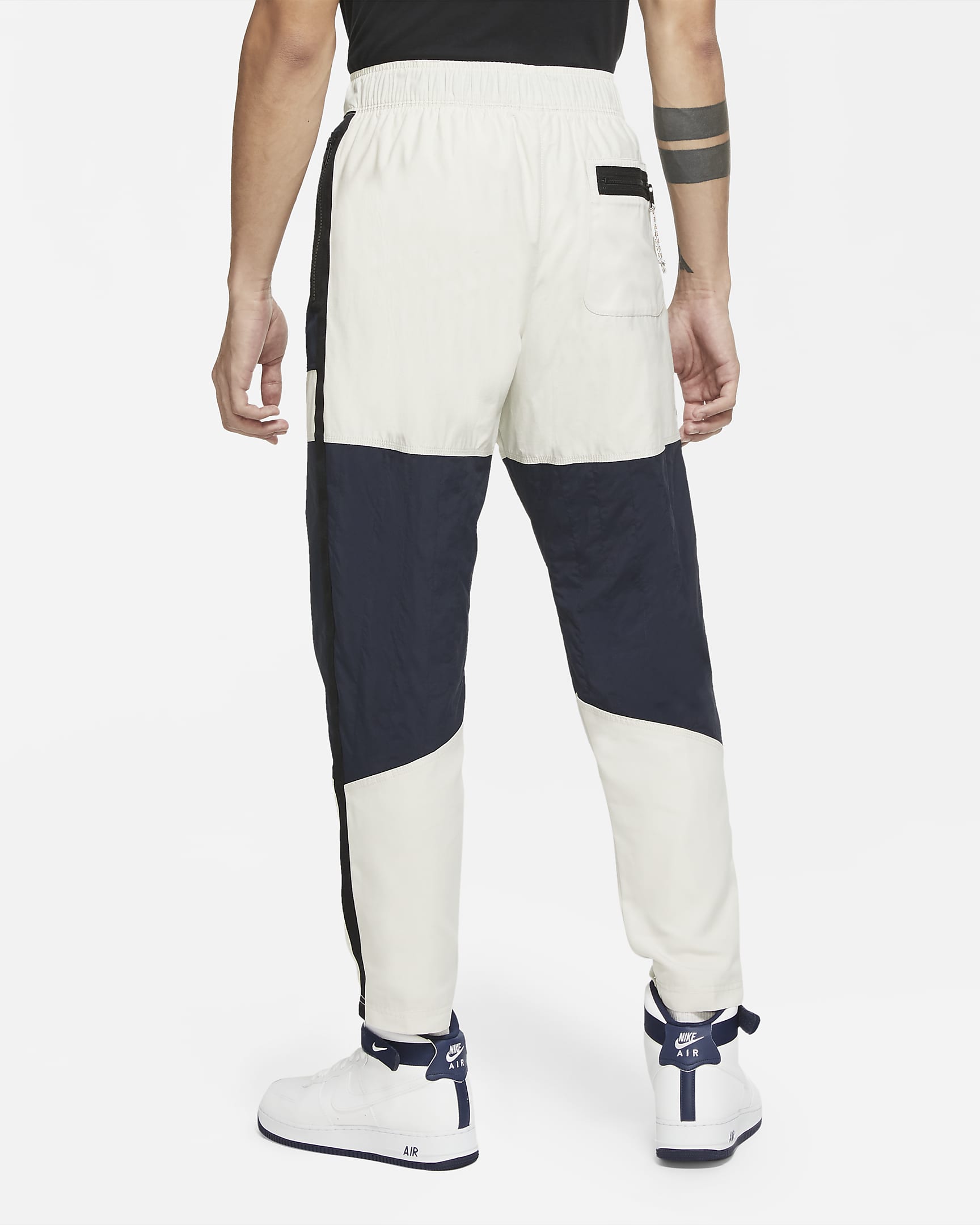 Nike Sportswear NSW Men's Woven Pants - Light Bone/Dark Obsidian/Black