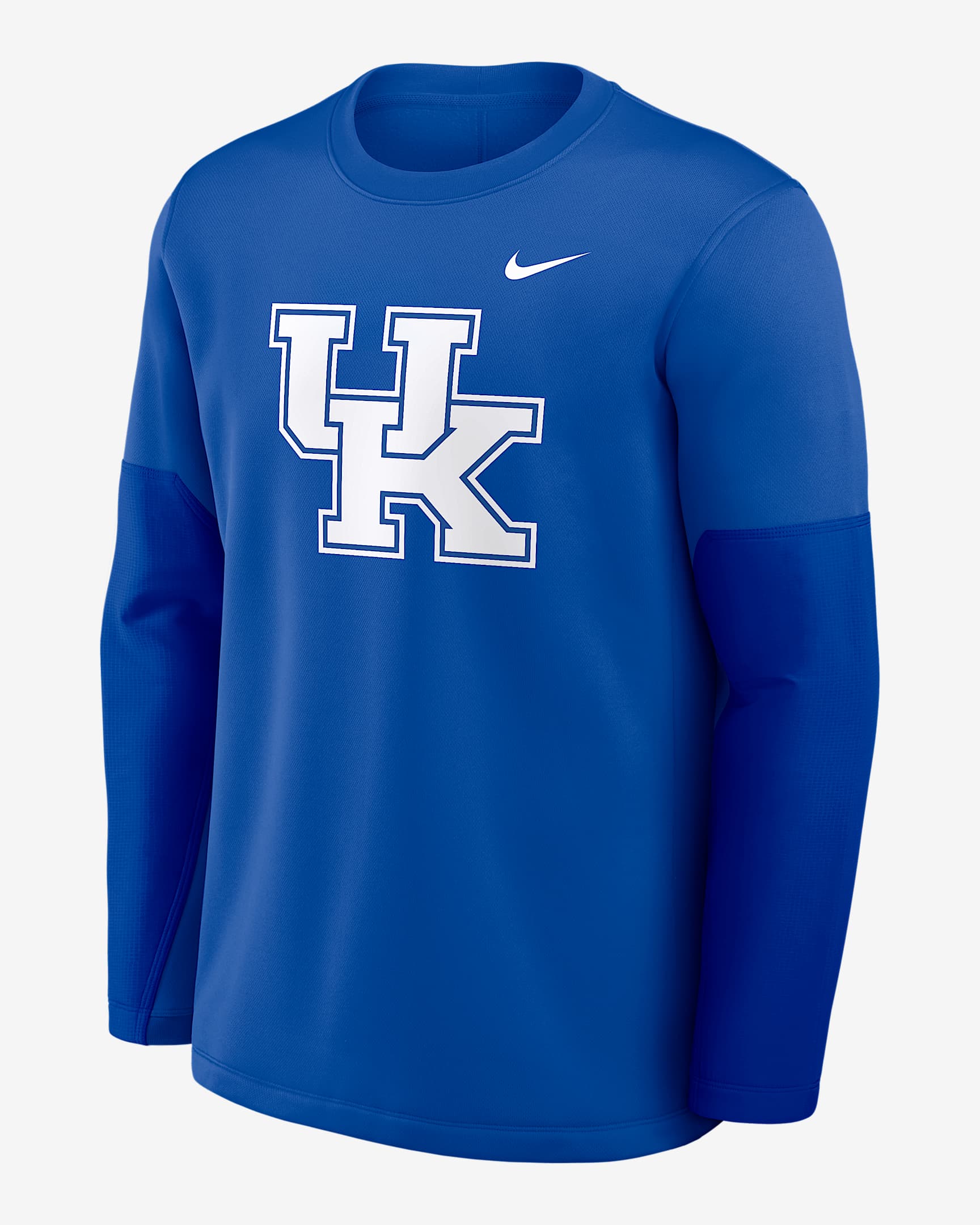 Playera de manga larga universitaria Nike Therma-FIT para hombre Kentucky Sideline Coach - Royal
