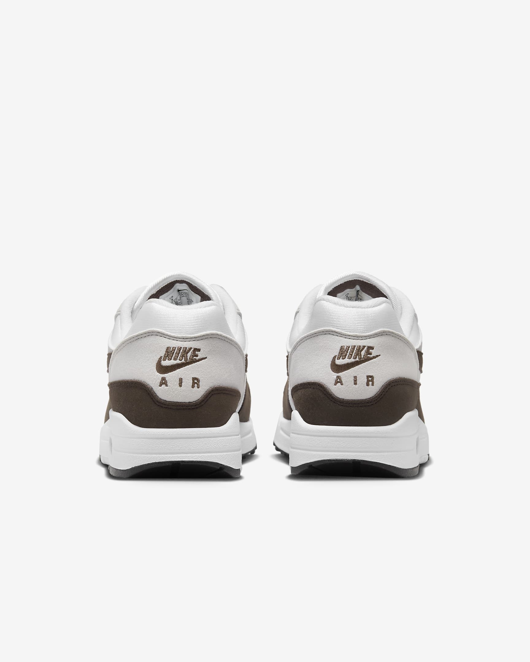 Buty damskie Nike Air Max 1 - Neutral Grey/Biel/Czerń/Baroque Brown