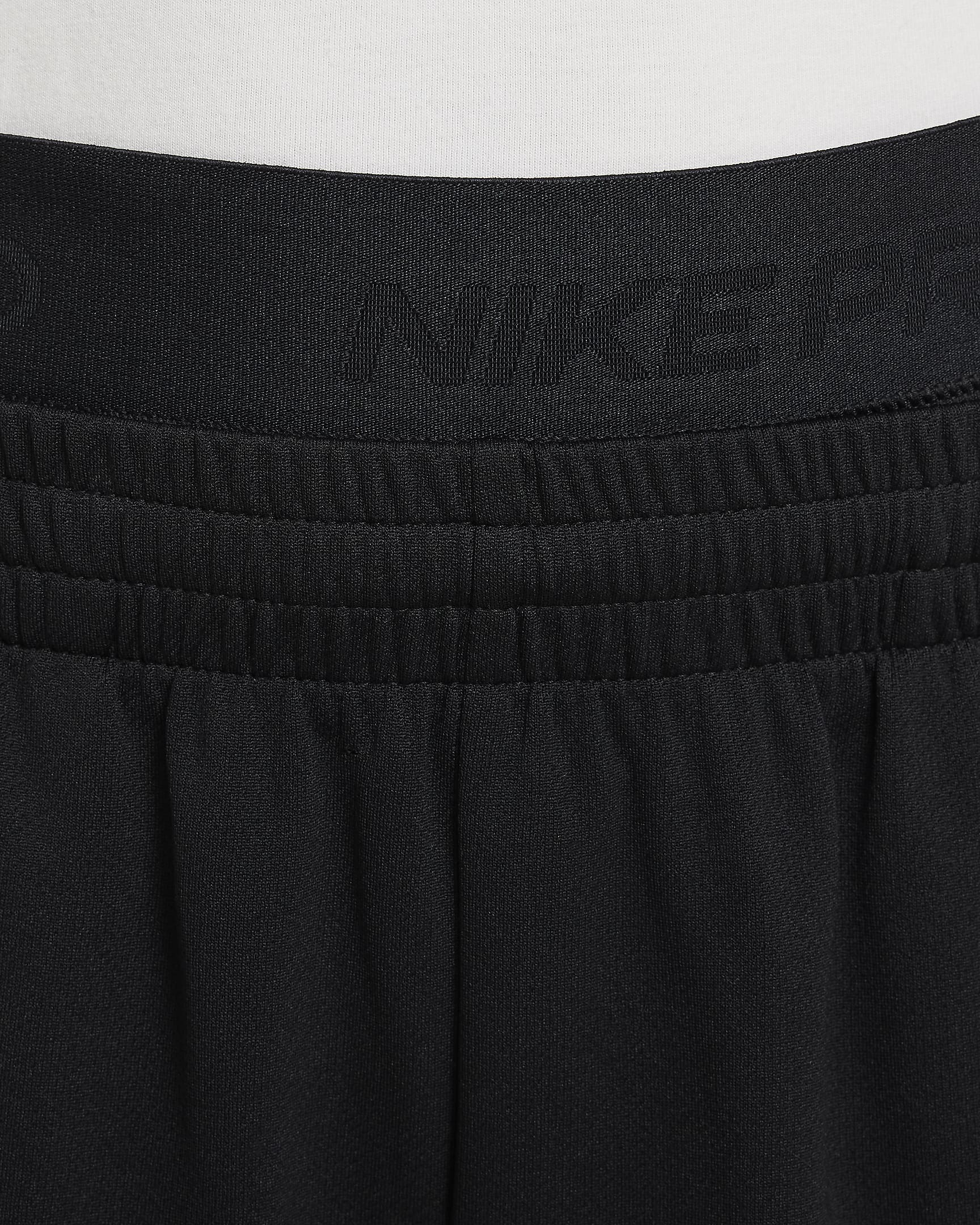 Nike Pro Dri-FIT Older Kids' (Boys') 3/4-Length Tights - Black/Black/White