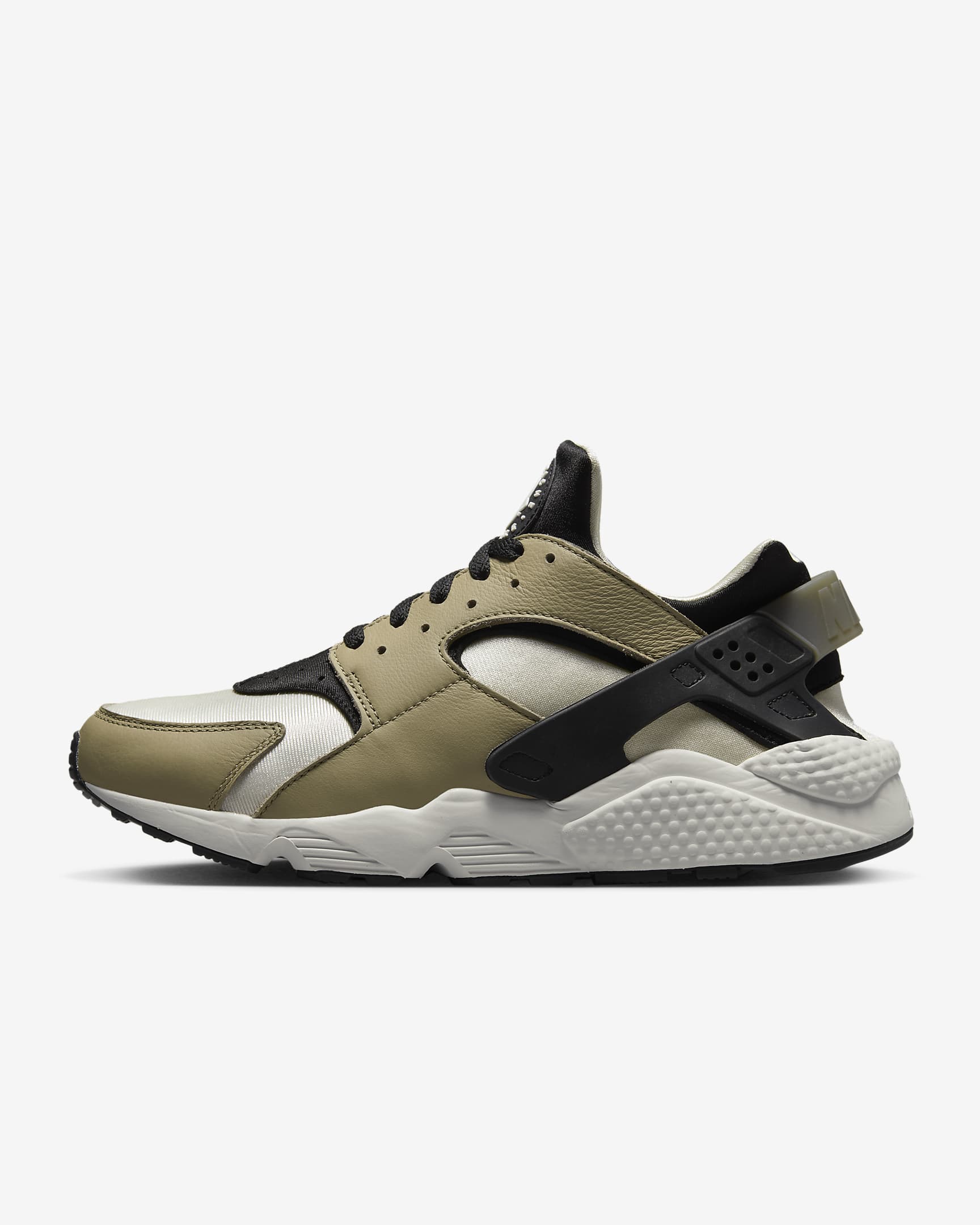 Calzado para hombre Nike Air Huarache - Negro/Fantasma/Caqui