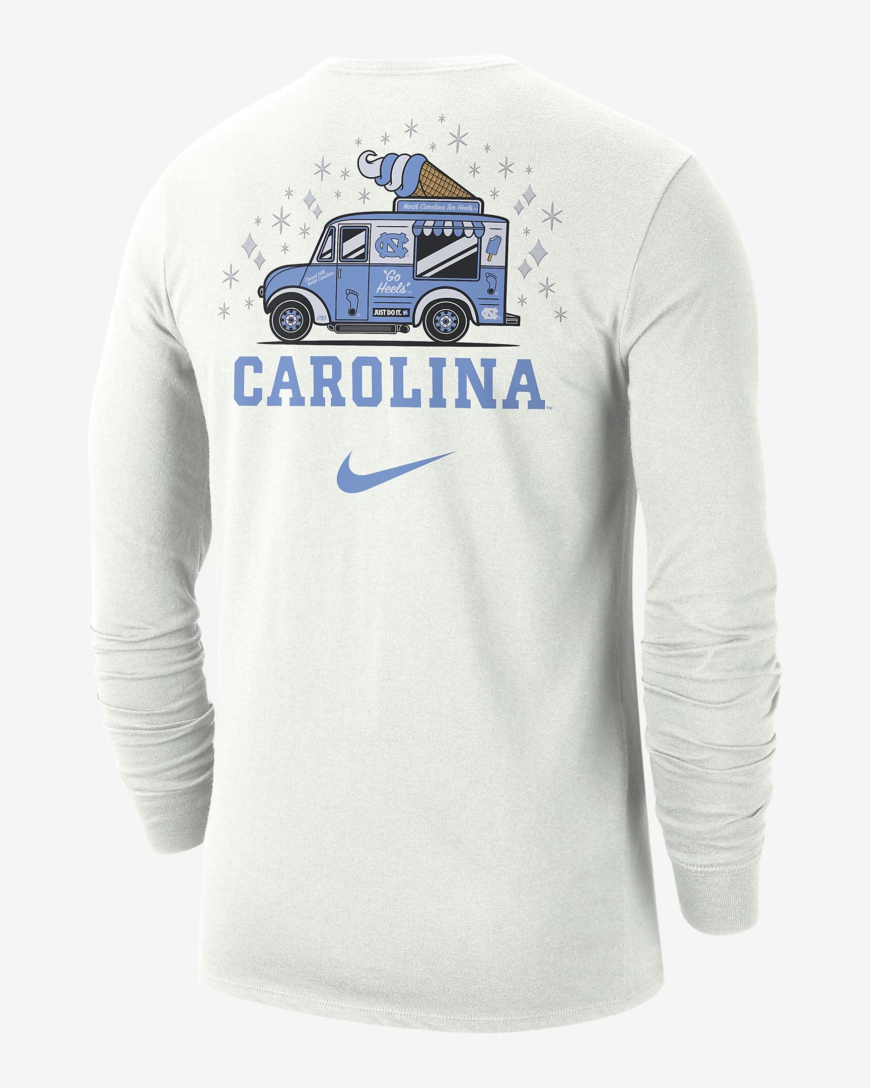 Unc Mens Nike College Long Sleeve T Shirt 1966