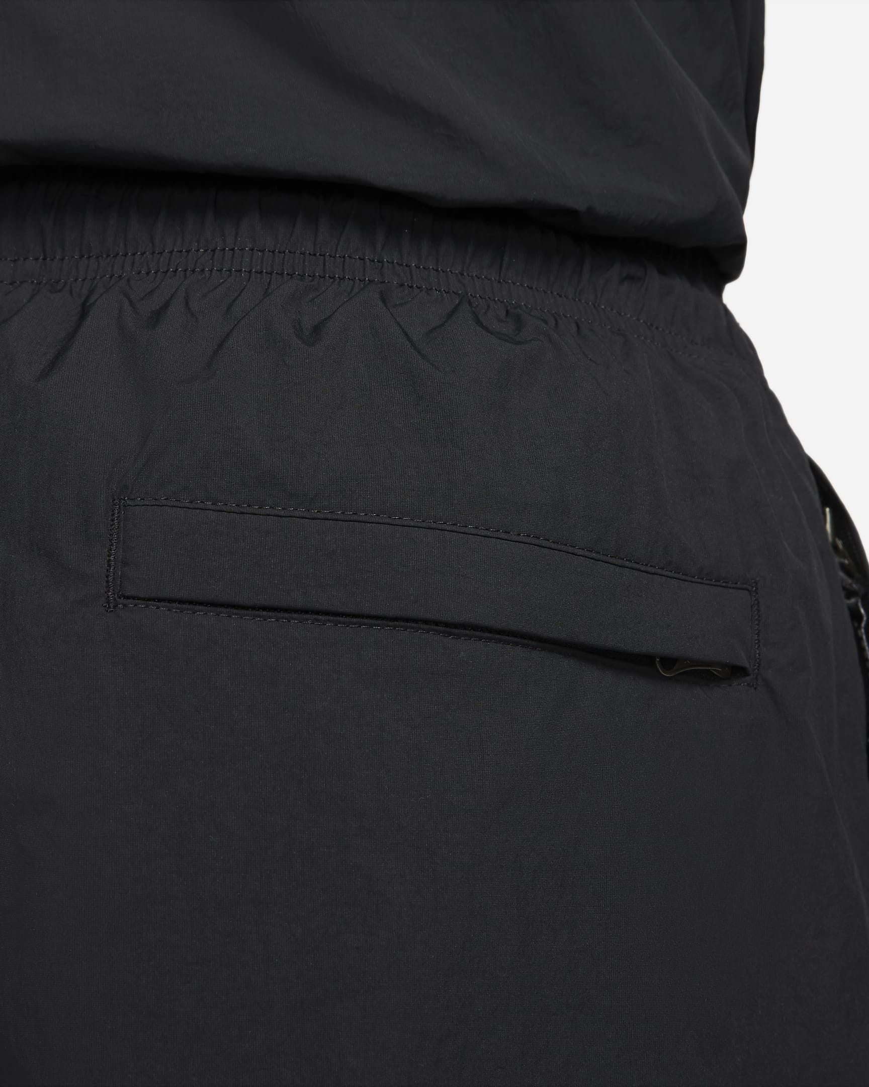 Nike Solo Swoosh Men's Woven Shorts - Black/White