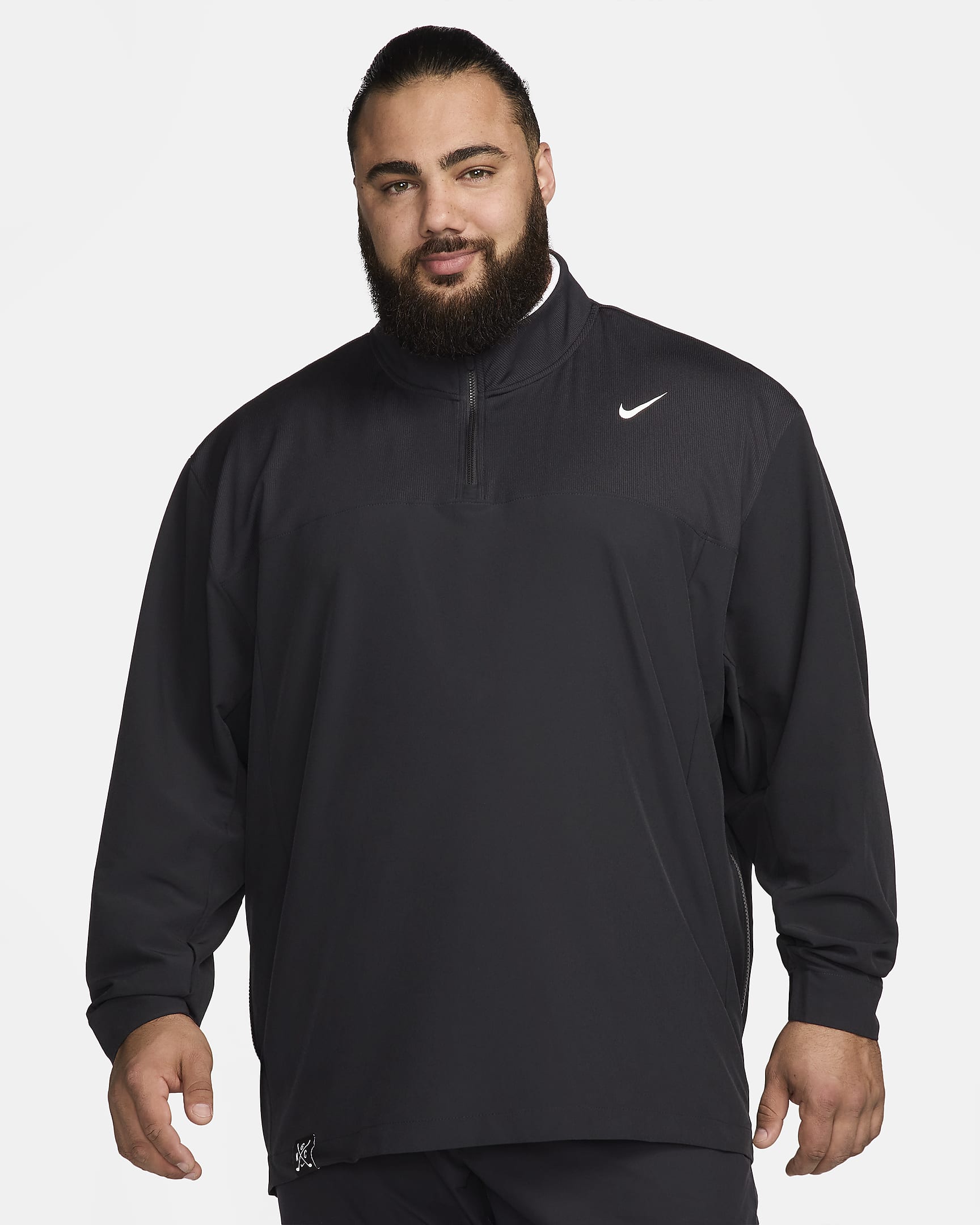 Nike Golf Club Men's Dri-FIT Golf Jacket - Black/Black/White