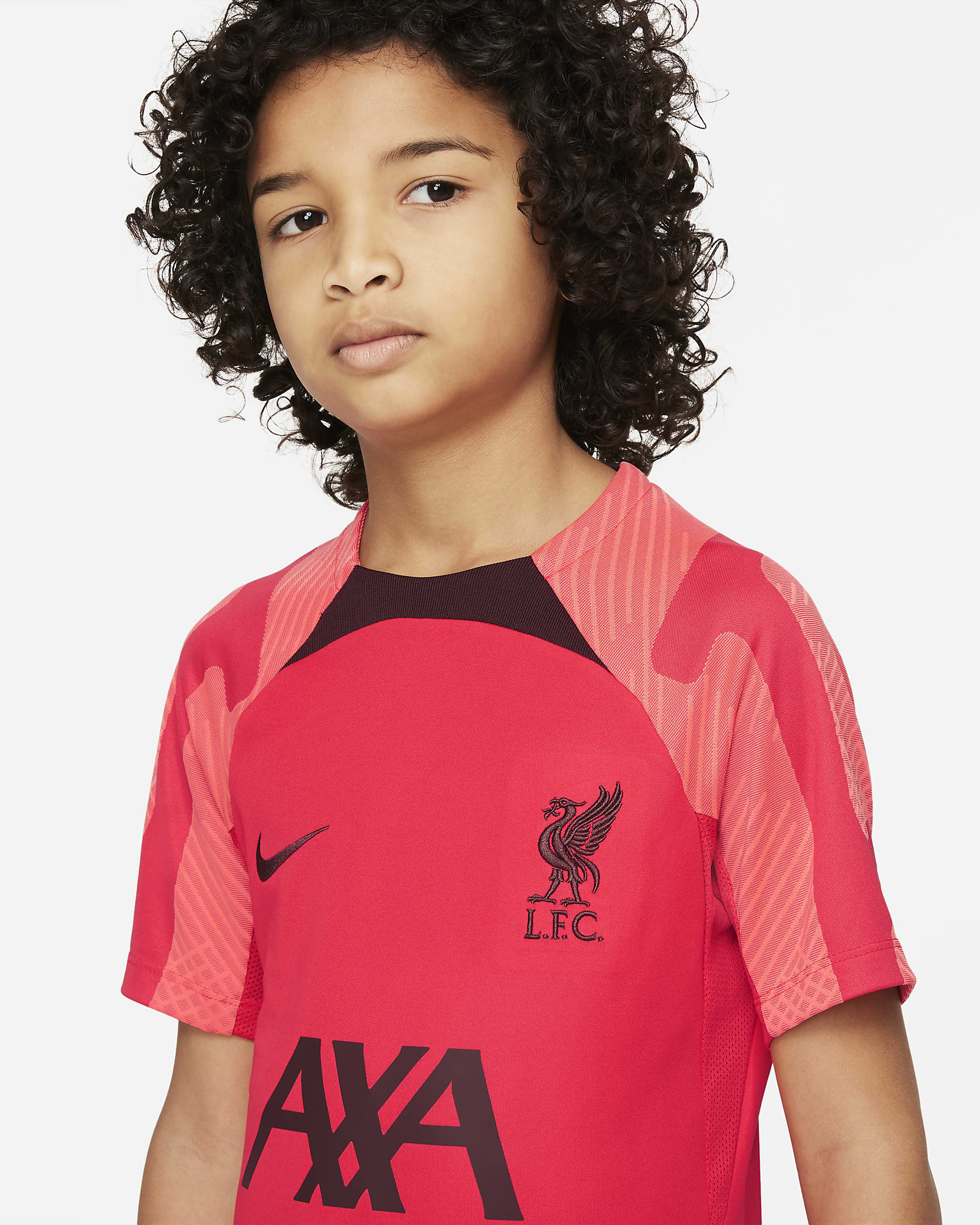 Liverpool F.C. Strike Older Kids' Nike Dri-FIT Short-Sleeve Football ...