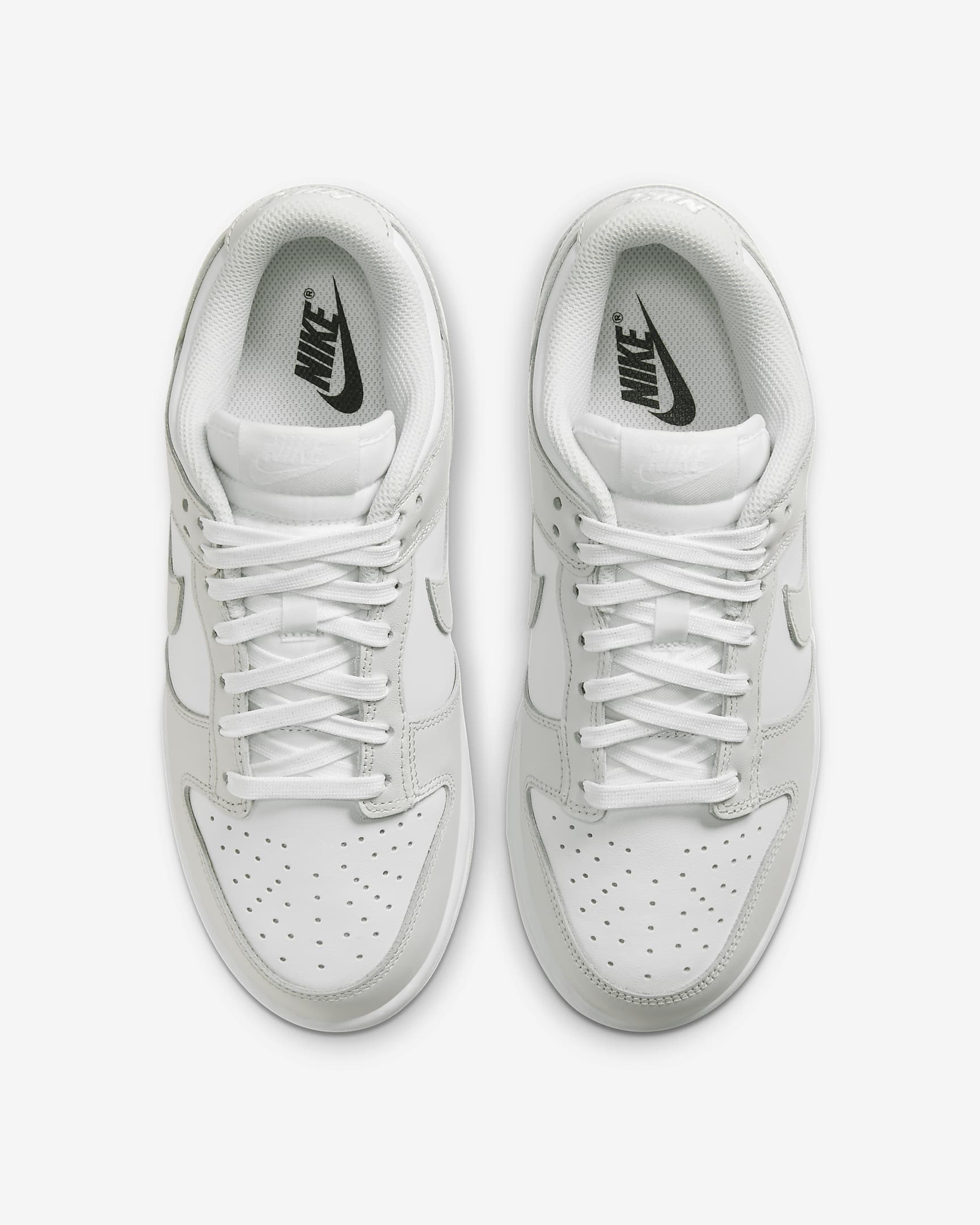 Nike Dunk Low Damesschoenen - Wit/Wit/Photon Dust