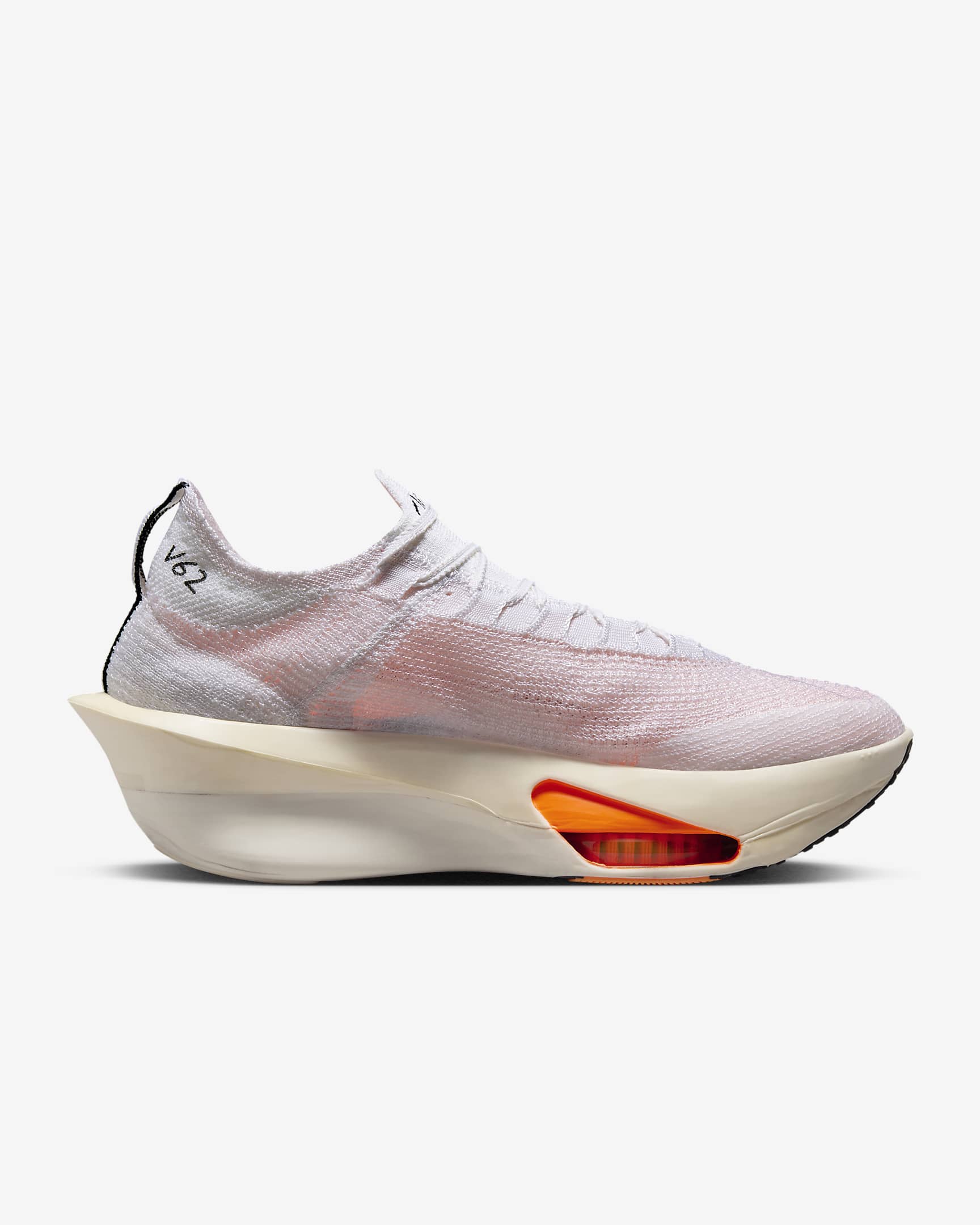 Nike Alphafly 3 Proto konkurransesko for vei til herre - Hvit/Phantom/Total Orange/Svart