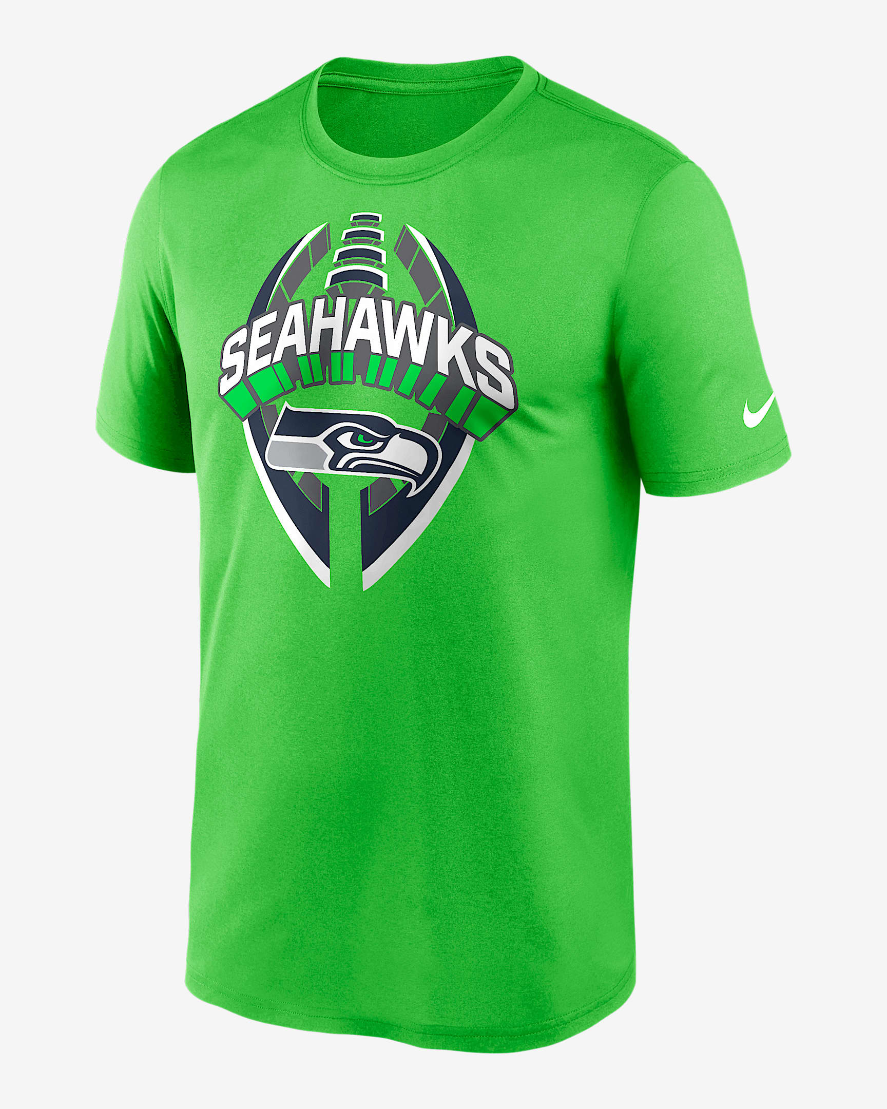 Seattle Seahawks Legend Icon Men’s Nike Dri-FIT NFL T-Shirt - Neon Green