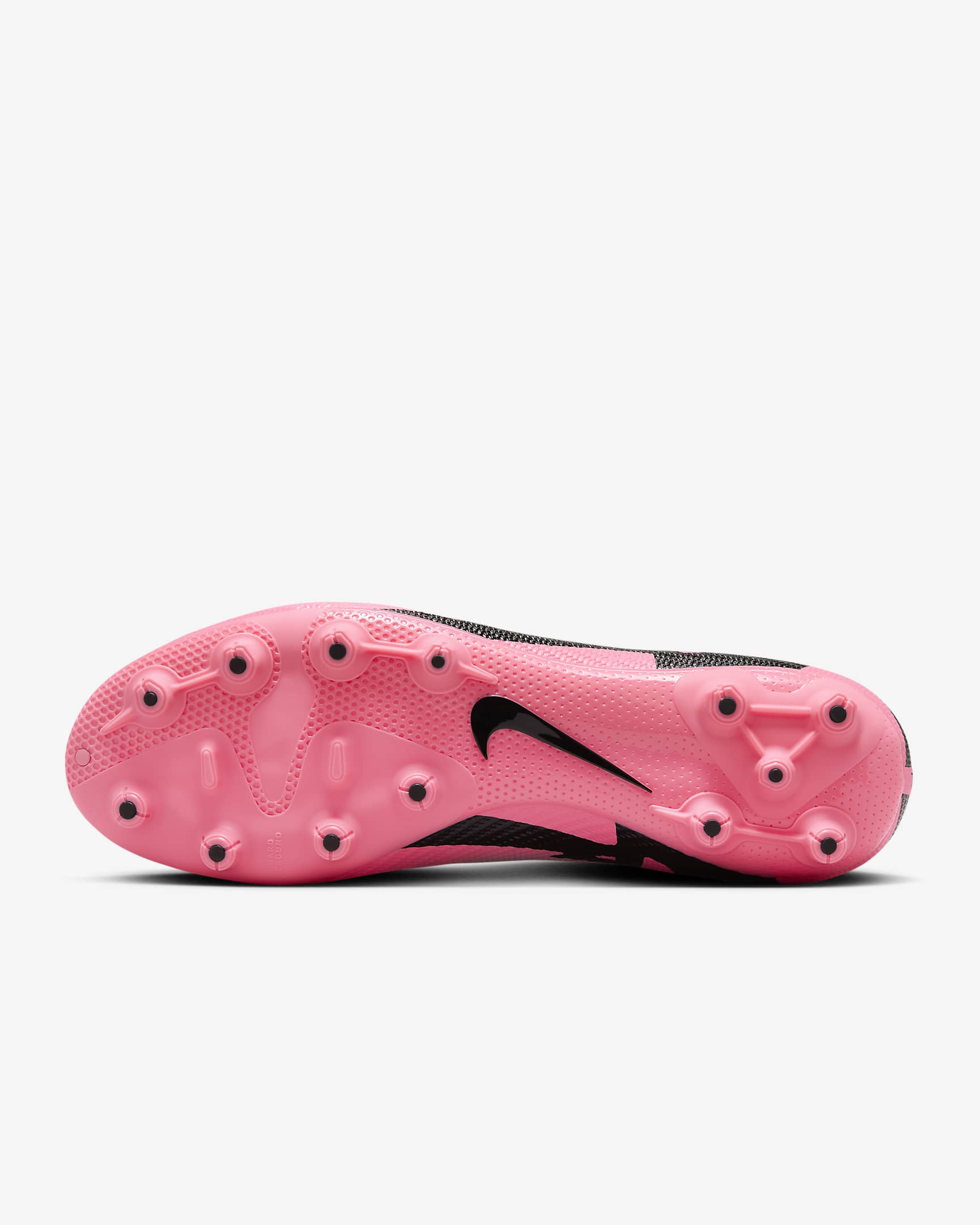 Nike Mercurial Vapor 15 Pro HG Low-Top Soccer Cleats - Pink Foam/Black