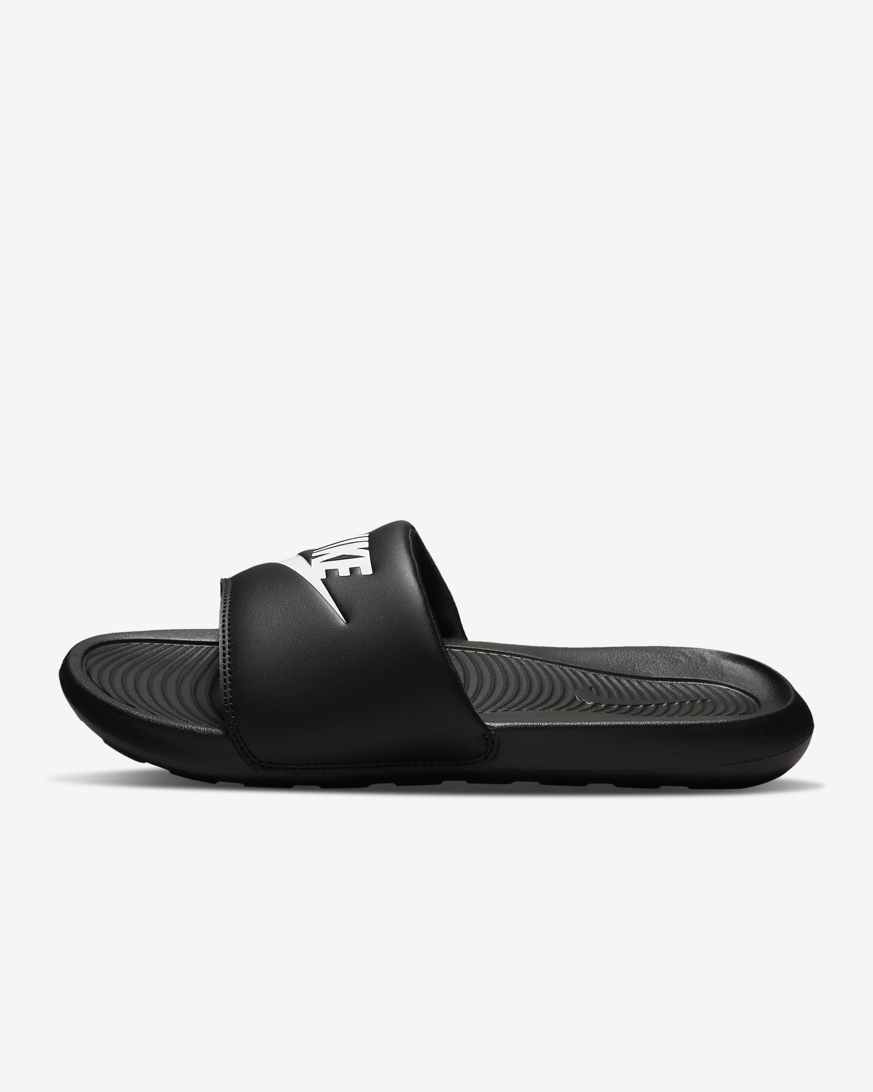 Nike Victori One Slippers voor heren - Zwart/Zwart/Wit