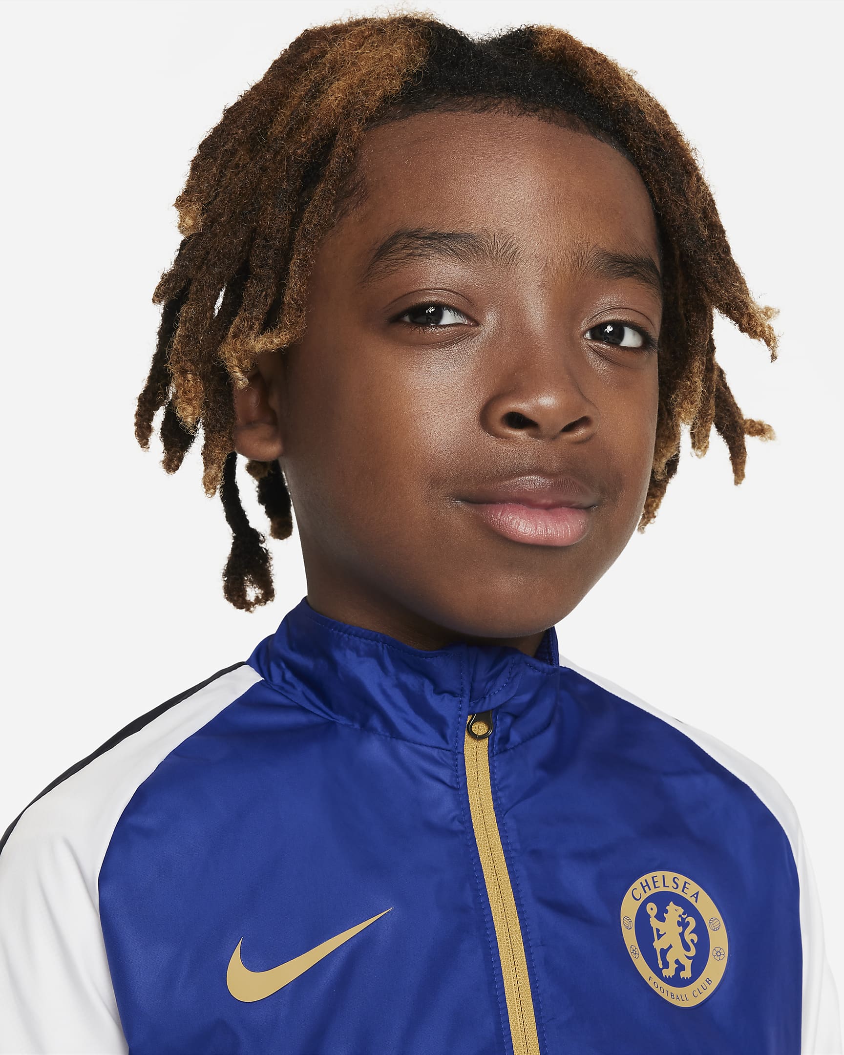 Chelsea F.C. Repel Academy AWF Older Kids' Nike Football Jacket. Nike AT