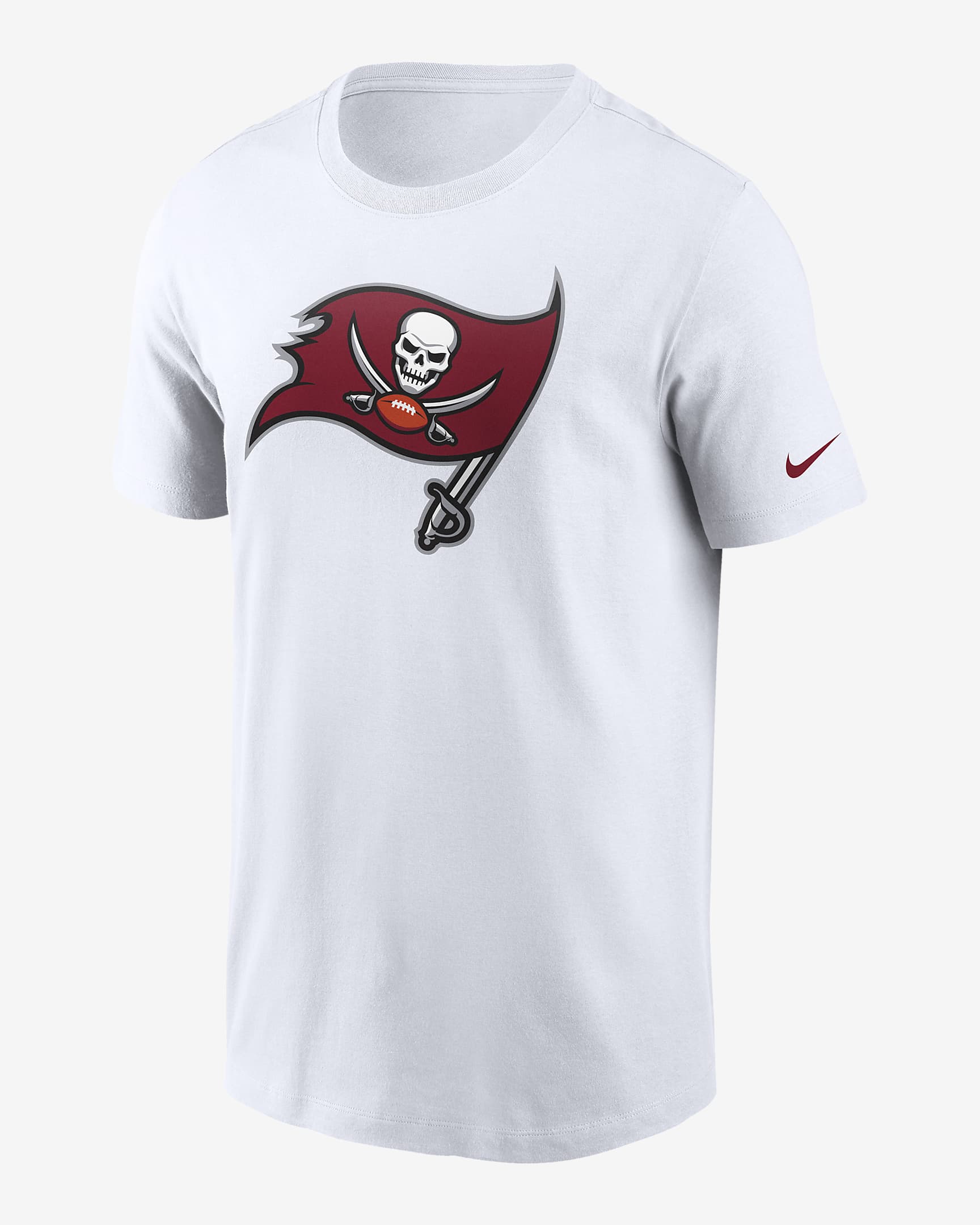 Playera para hombre Nike Logo Essential (NFL Tampa Bay Buccaneers) - Blanco