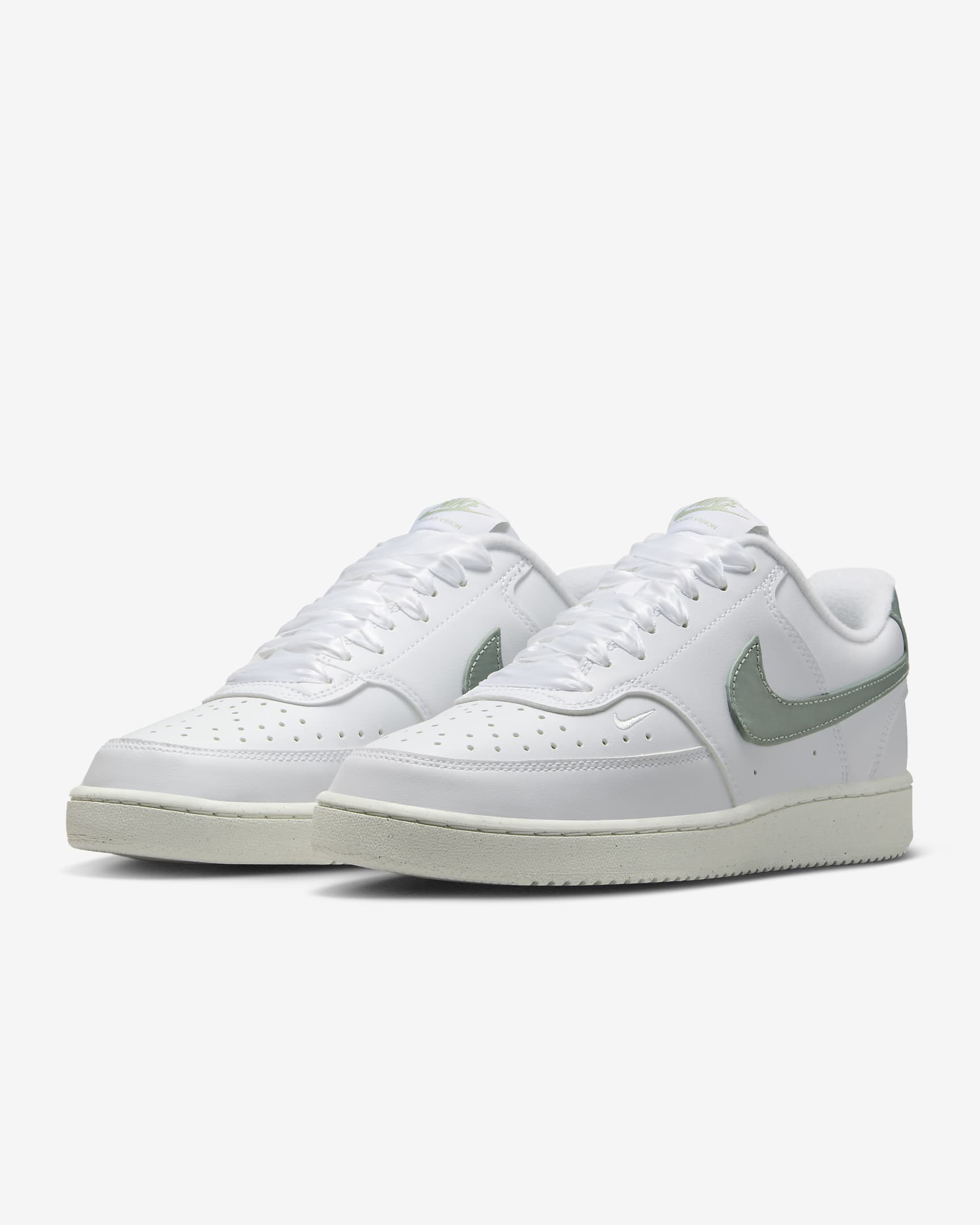 Nike Court Vision Low Next Nature Women's Shoes - White/Sail/Jade Horizon