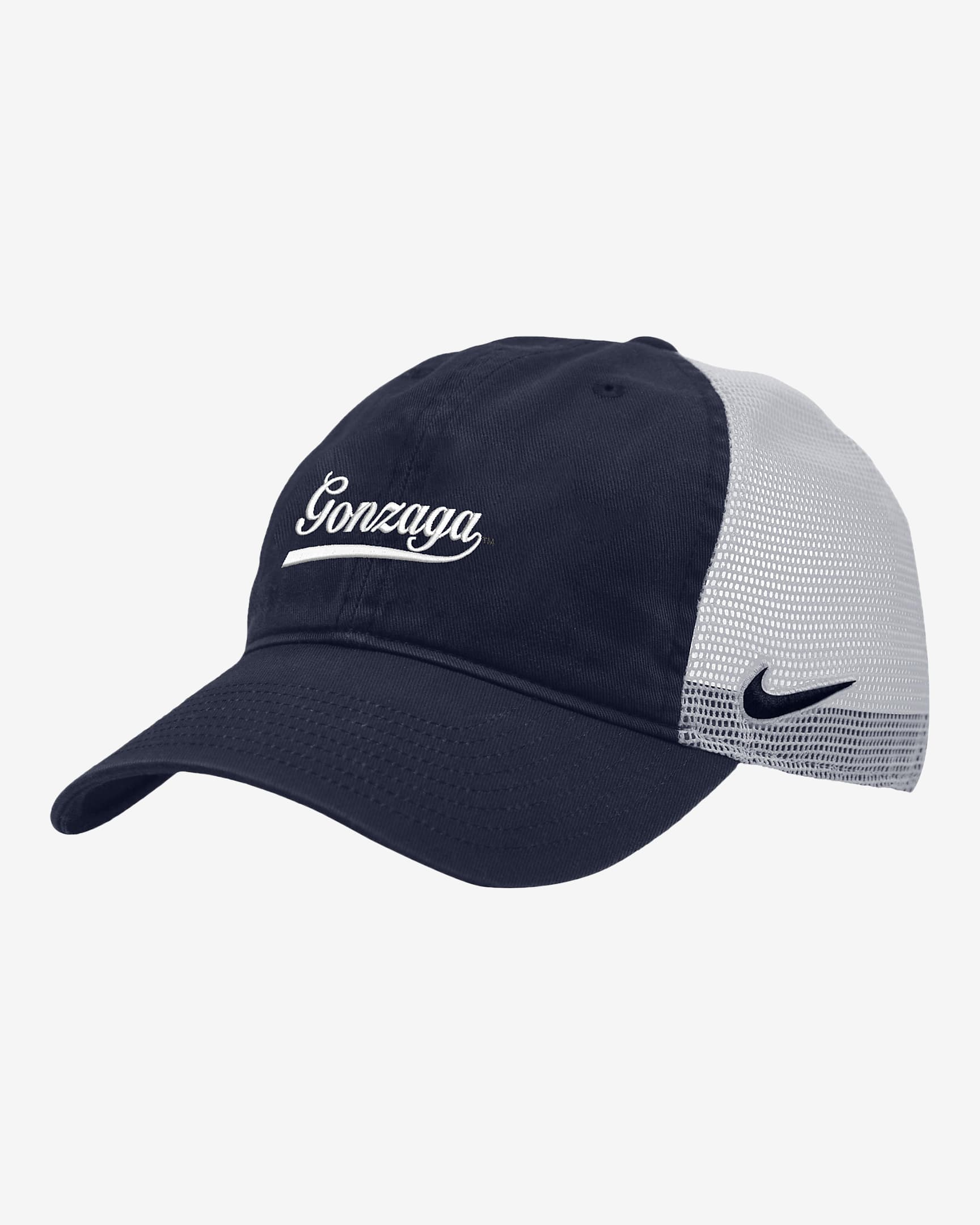 Gonzaga Heritage86 Nike College Trucker Hat - Navy