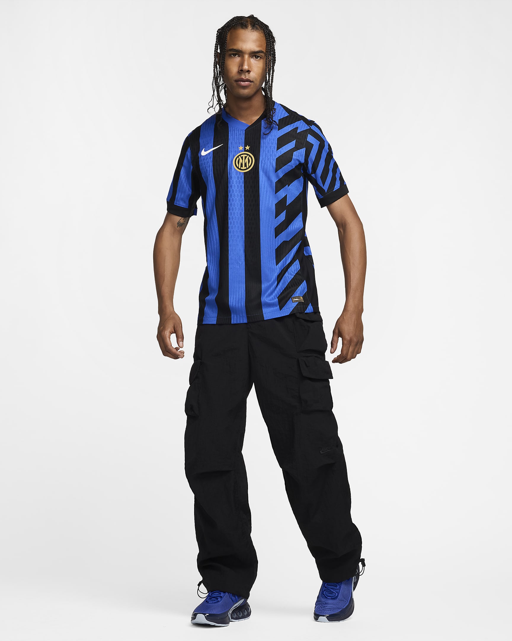 Inter Mailand 2024/25 Match Home Nike Dri-FIT ADV Authentic Fußballtrikot (Herren) - Lyon Blue/Schwarz/Lyon Blue/Weiß