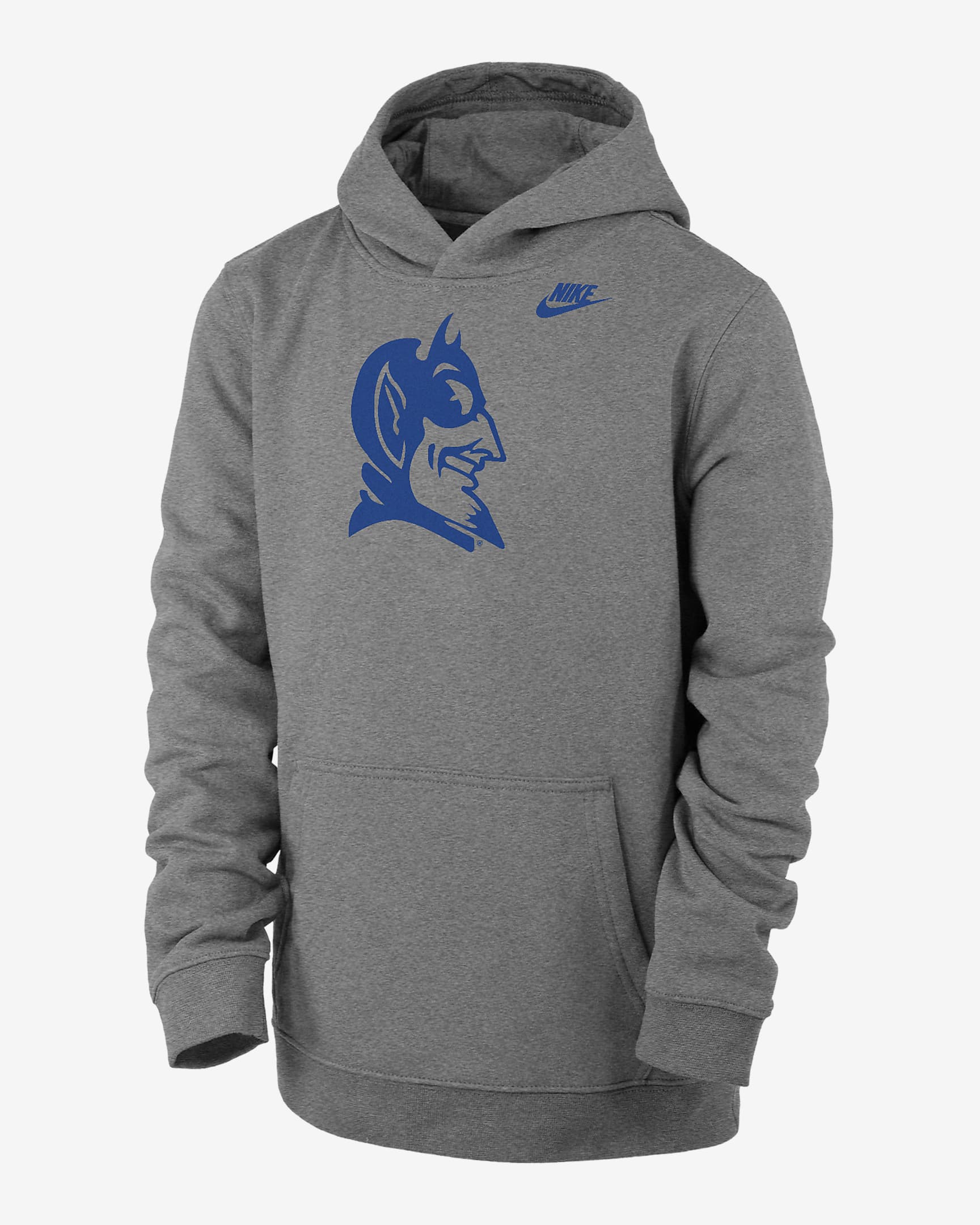 Duke Club Fleece Big Kids' (Boys') Nike College Pullover Hoodie.