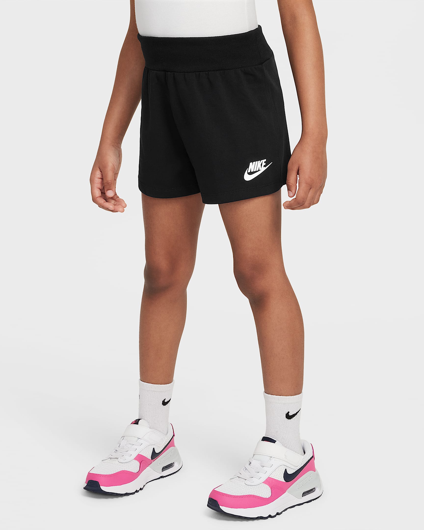 Nike Jersey-Shorts (jüngere Kinder) - Schwarz