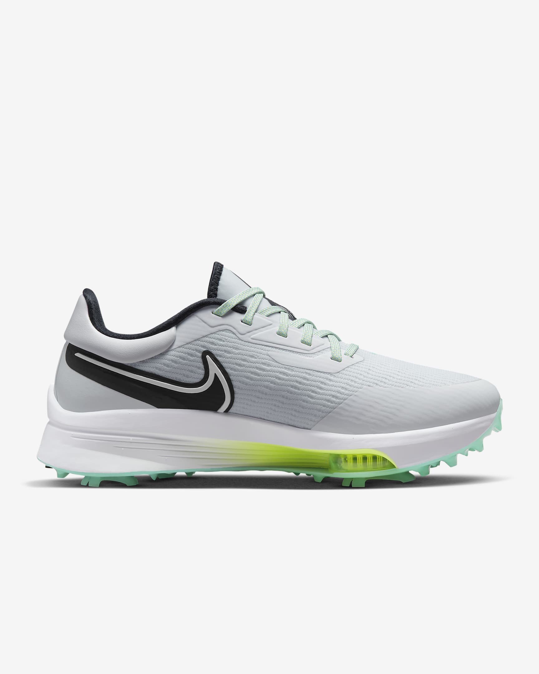 Nike Air Zoom Infinity Tour NEXT% Men's Golf Shoes (Wide) - Photon Dust/Volt/Emerald Rise/Black