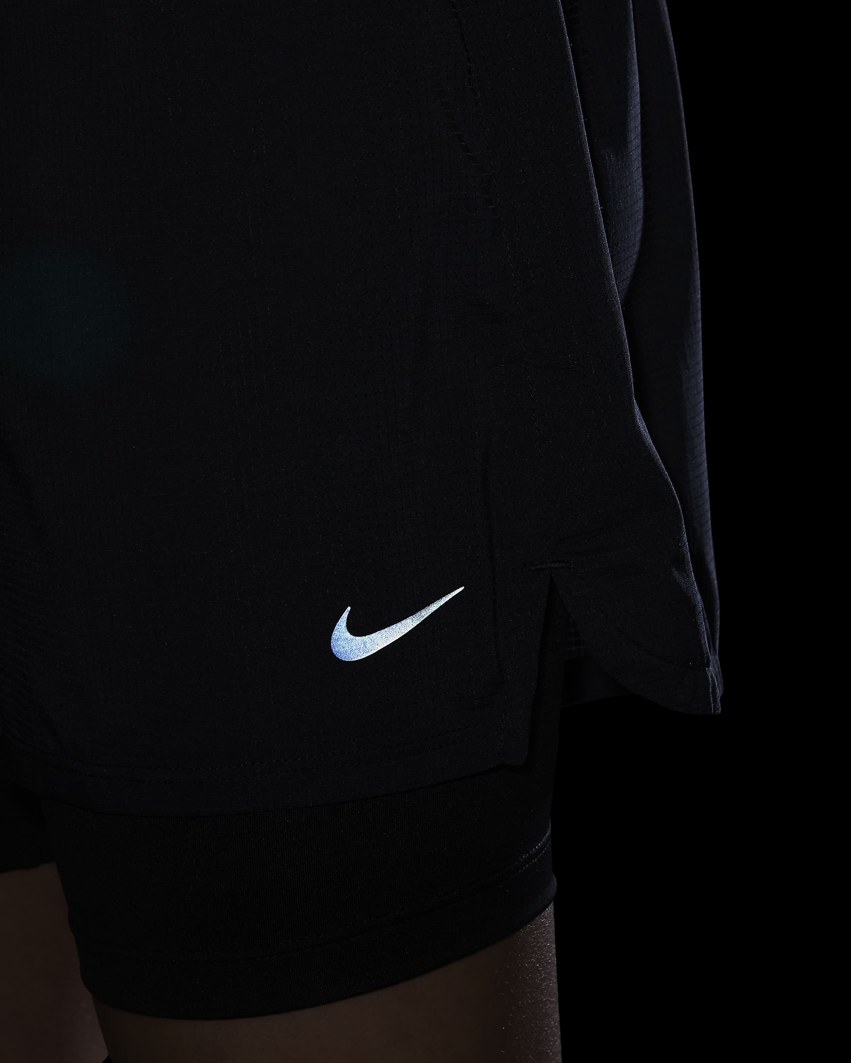 Nike Dri-FIT ADV shorts til store barn (jente) - Svart/Svart/Svart