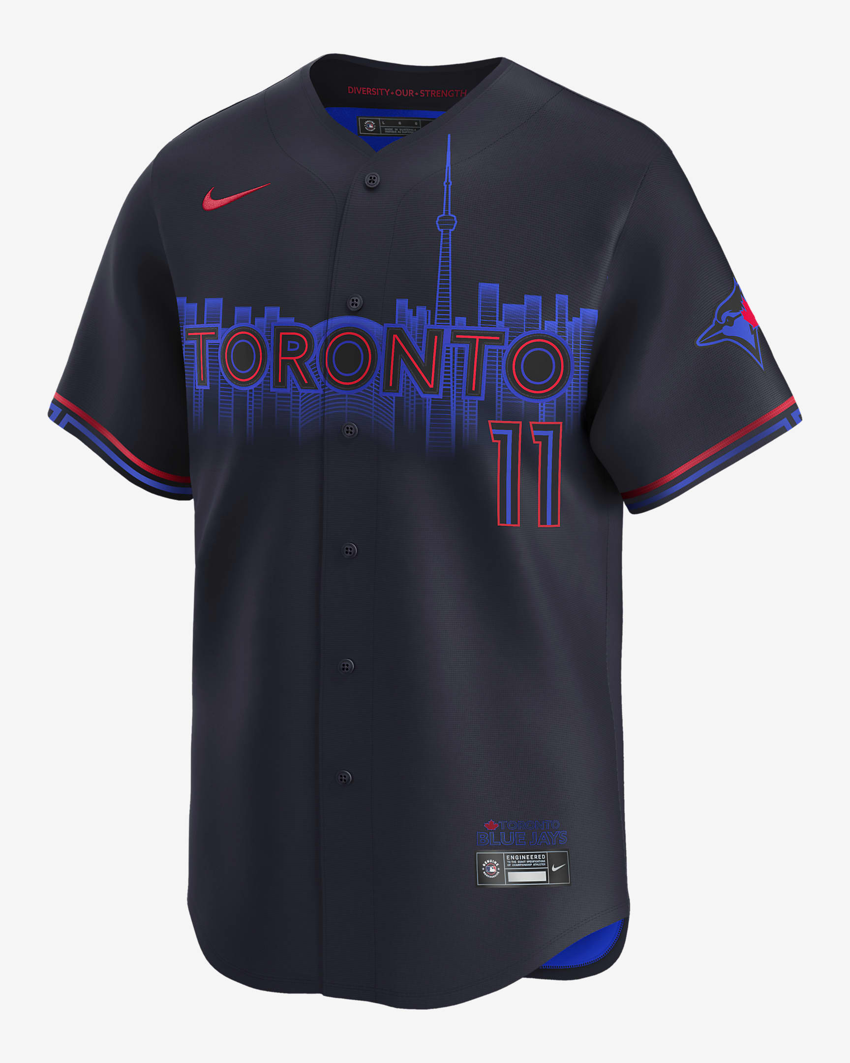 Bo Bichette Toronto Blue Jays City Connect Men's Nike Dri-FIT ADV MLB Limited Jersey - Black