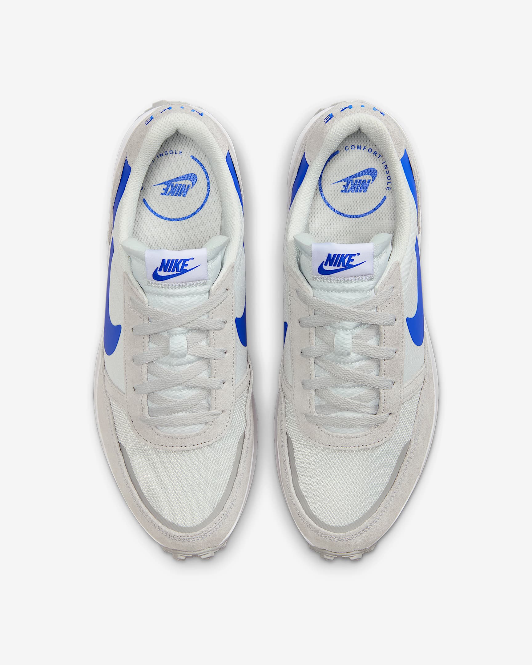 Nike Waffle Nav Men's Shoes - Flat Silver/White/Photon Dust/Hyper Royal