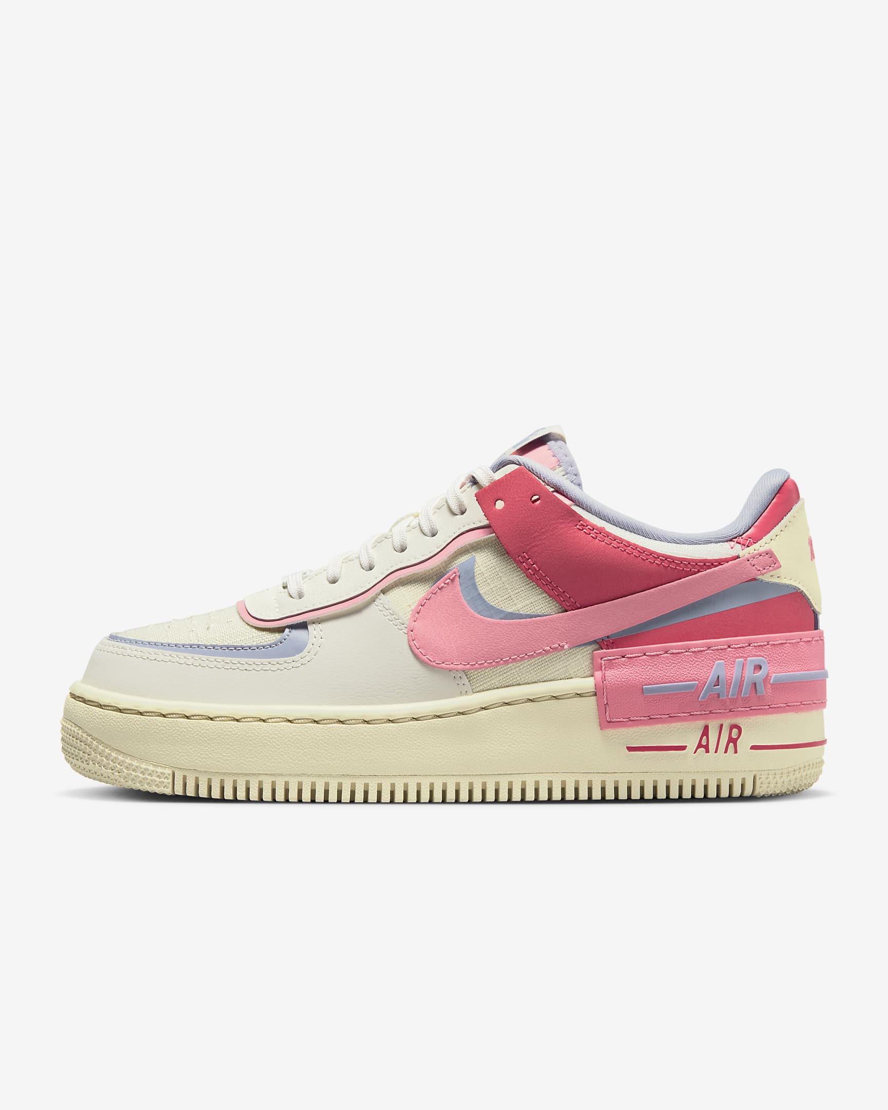 Nike Air Force 1 Shadow Women's Shoes - Sail/Sea Coral/Indigo Haze/Coral Chalk