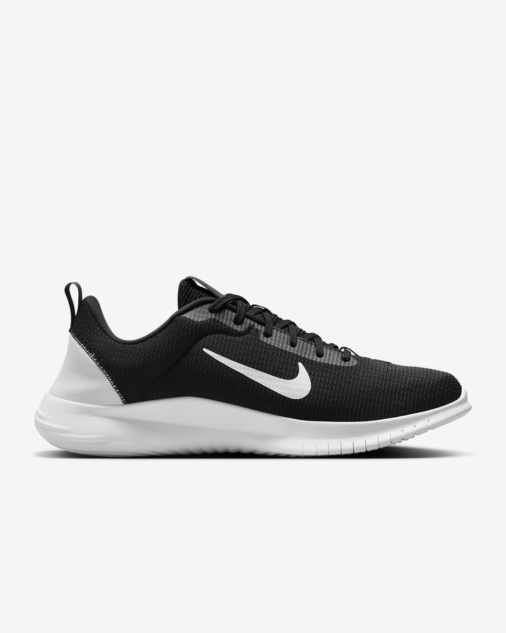 Nike Flex Experience Run 12 Men's Road Running Shoes - Black/Dark Smoke Grey/White