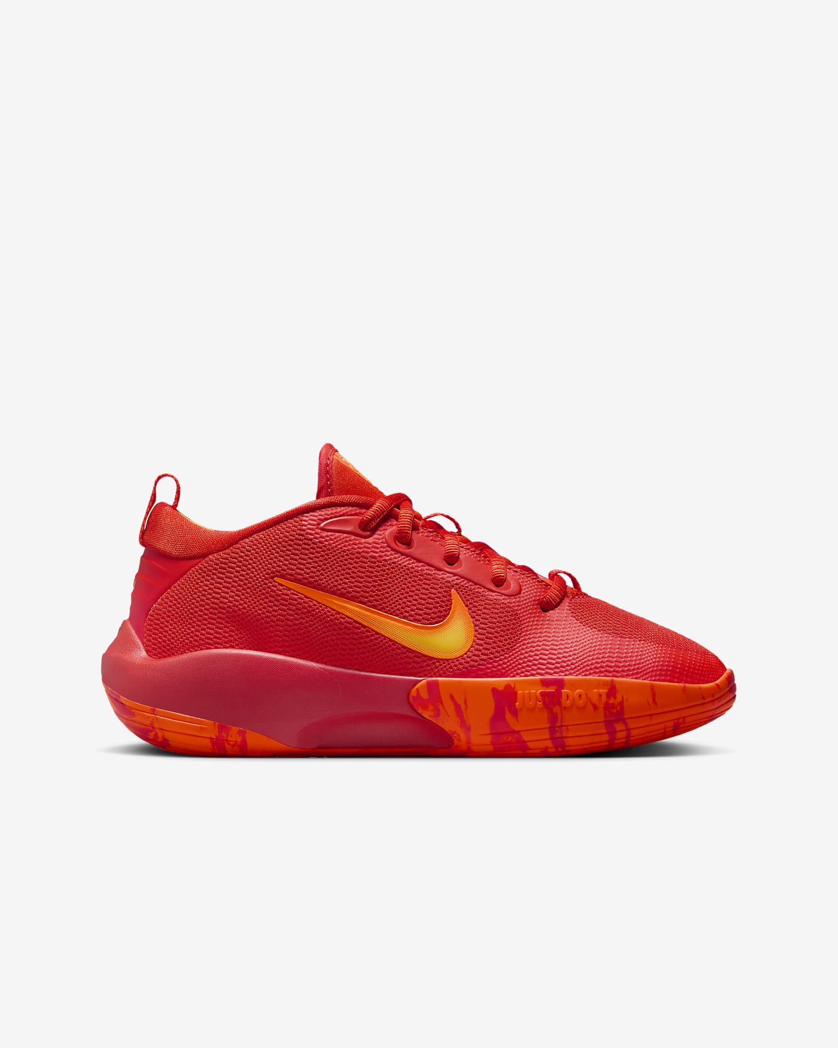 Nike IsoFly 大童籃球鞋 - Team Orange/Total Orange/白色/Laser Orange