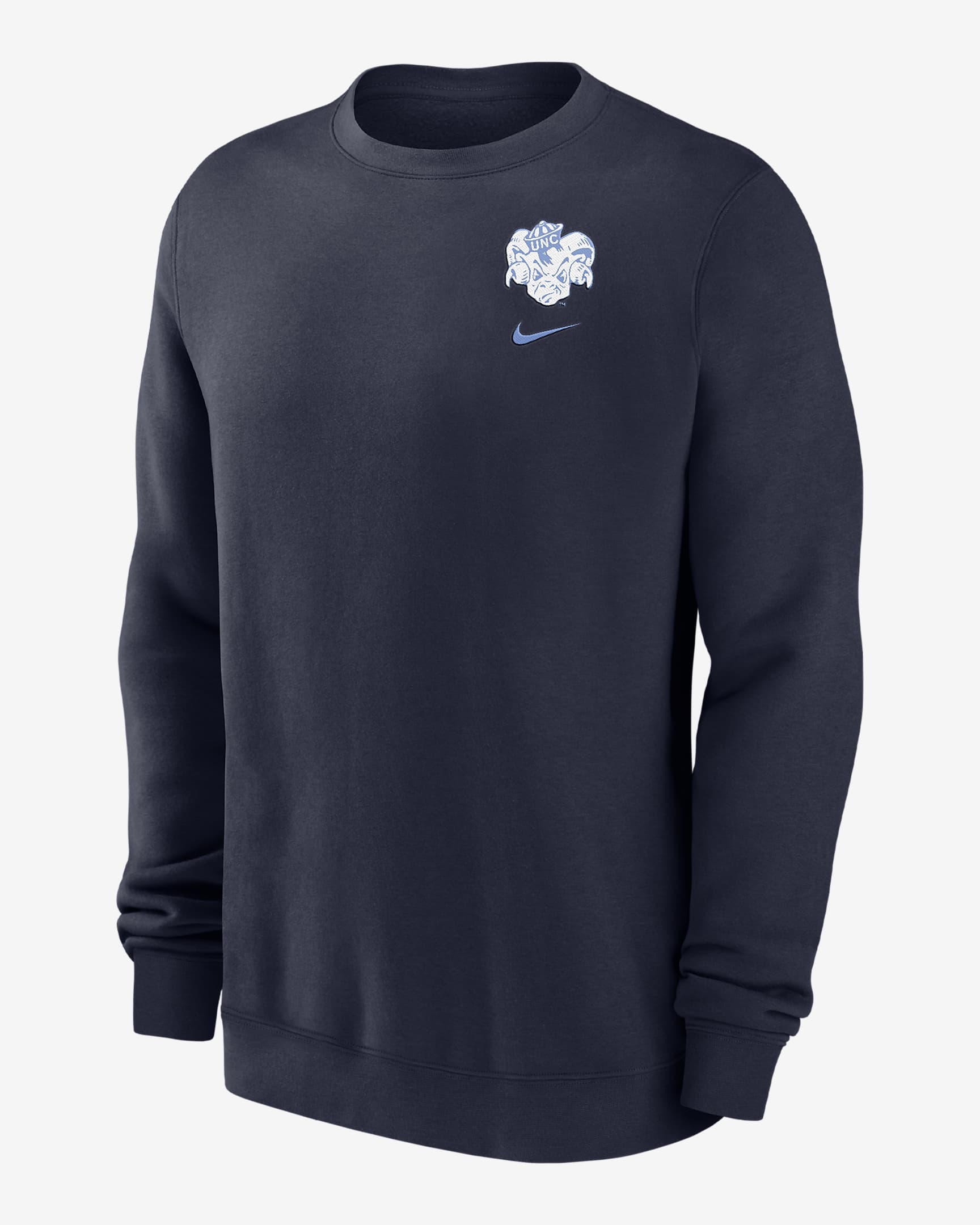 UNC Club Fleece Men's Nike College Sweatshirt. Nike.com