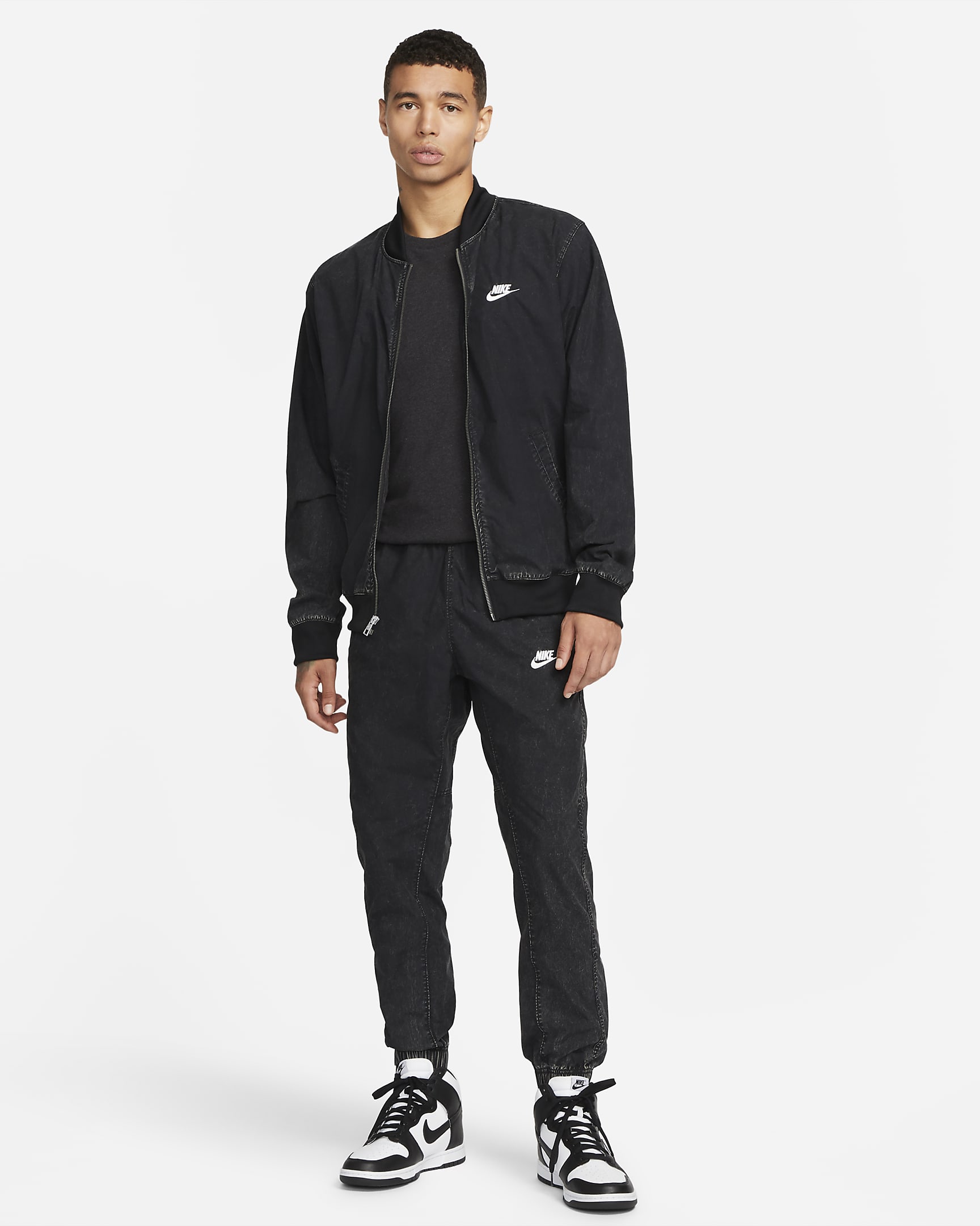 Nike Sportswear Club+ Men's Unlined Woven Bomber Jacket. Nike LU