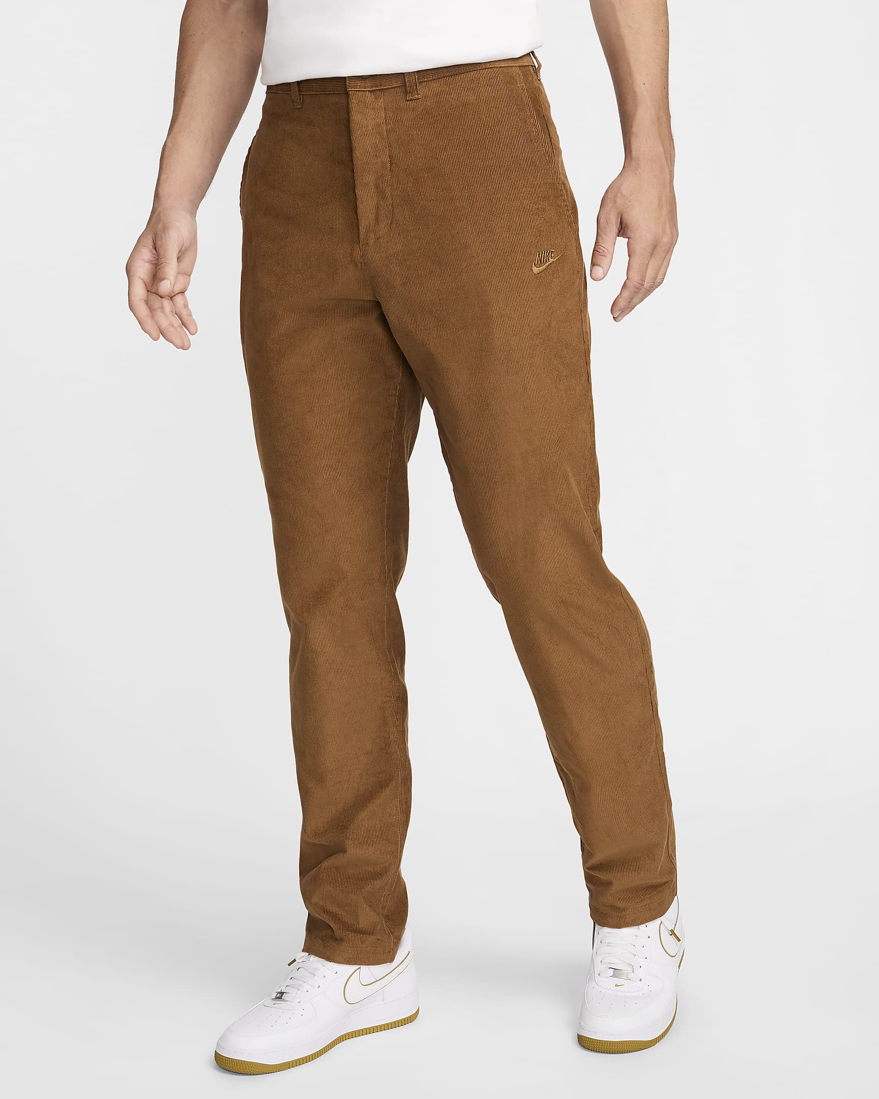 Nike Club Men's Corduroy Chino Trousers - Light British Tan