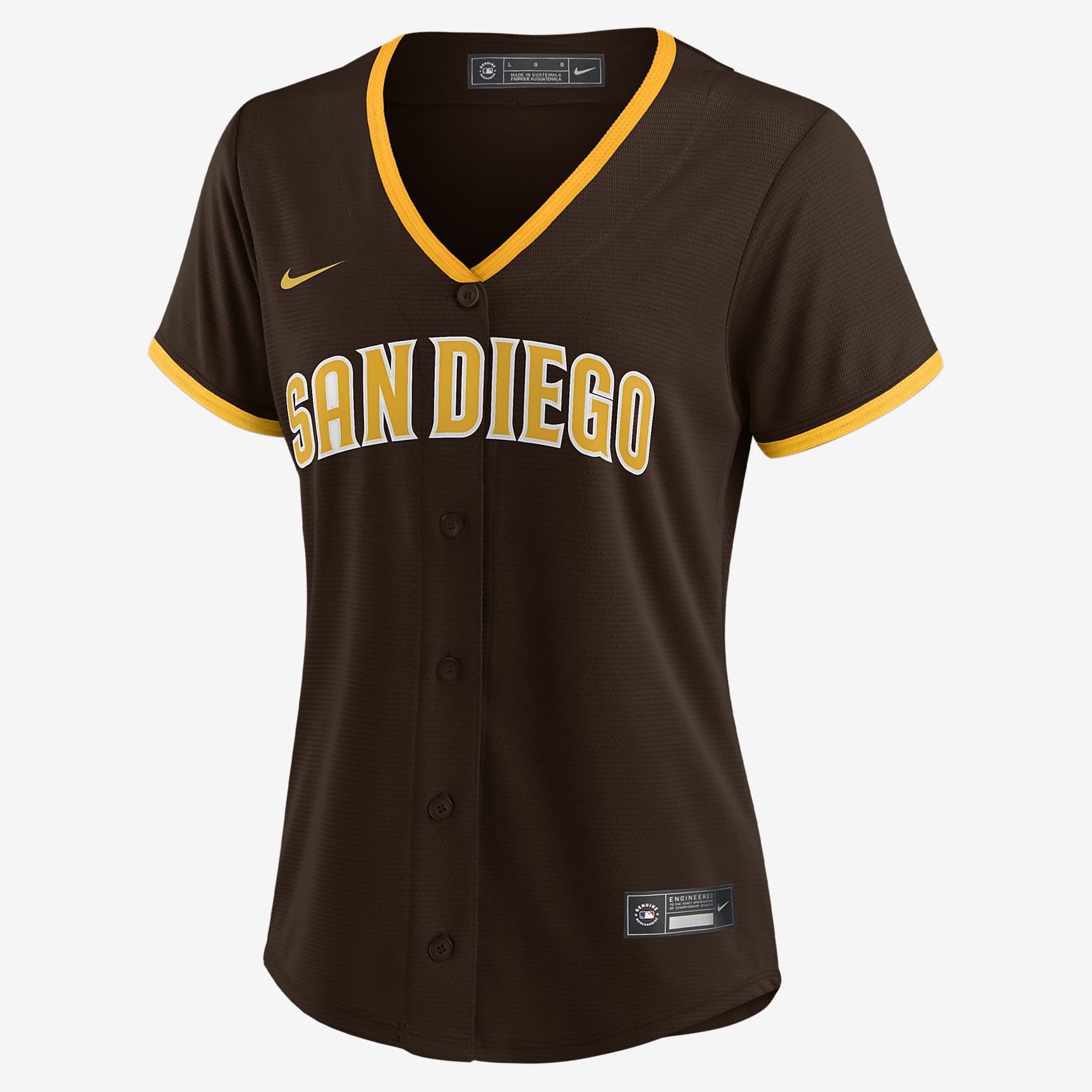 MLB San Diego Padres Women's Replica Baseball Jersey.