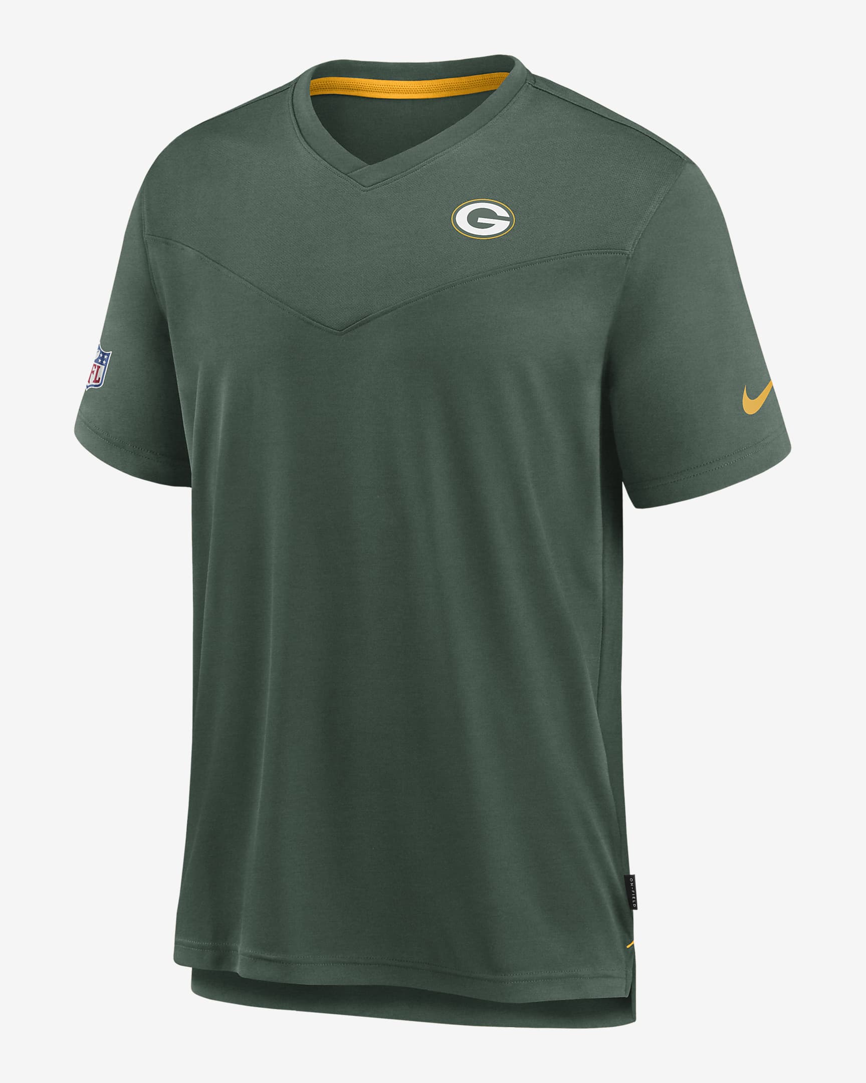 Nike Dri-FIT Lockup Coach UV (NFL Green Bay Packers) Men's Top. Nike.com