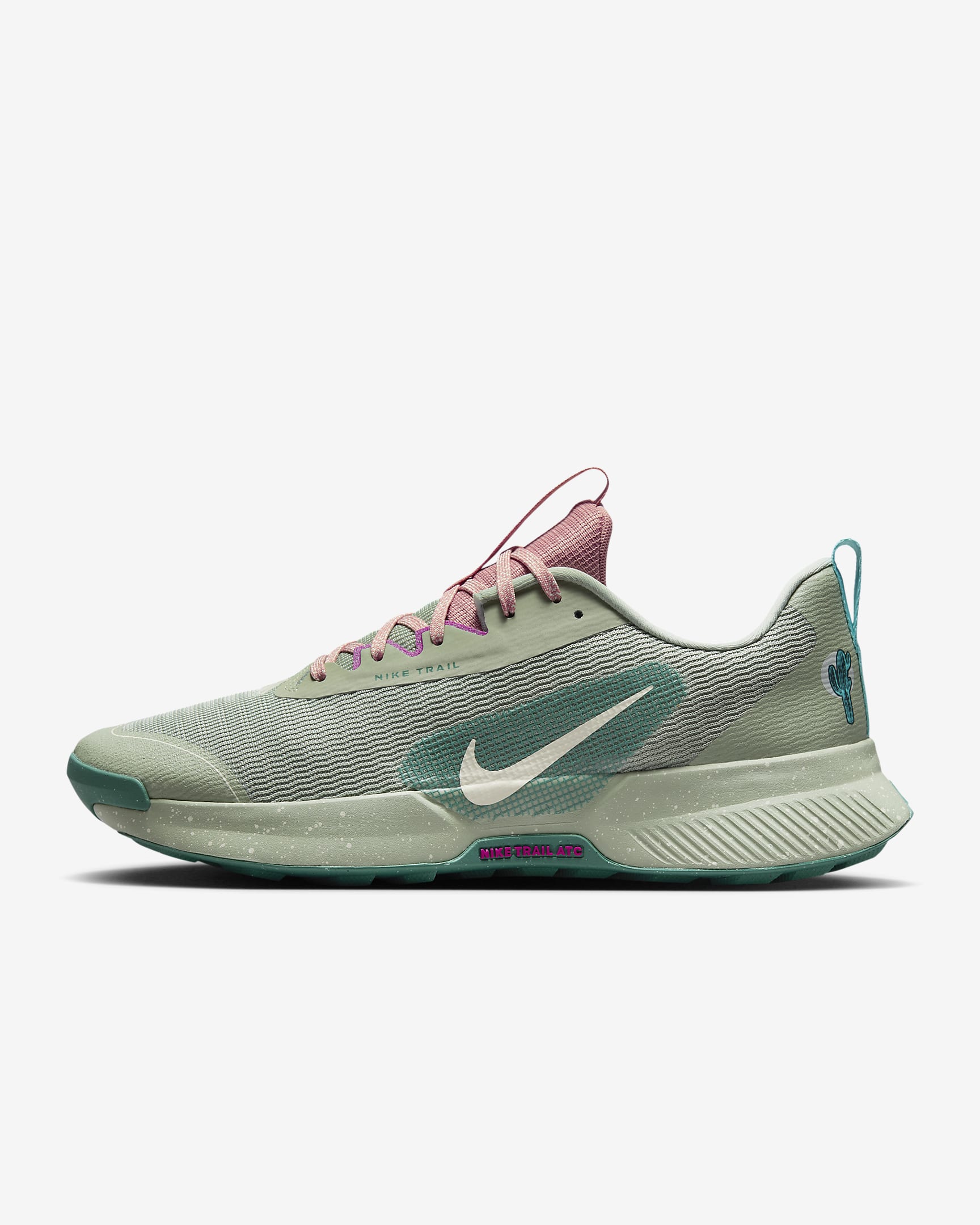 Nike Juniper Trail 3 Men's Trail-Running Shoes - Jade Horizon/Bicoastal/Red Stardust/Pale Ivory