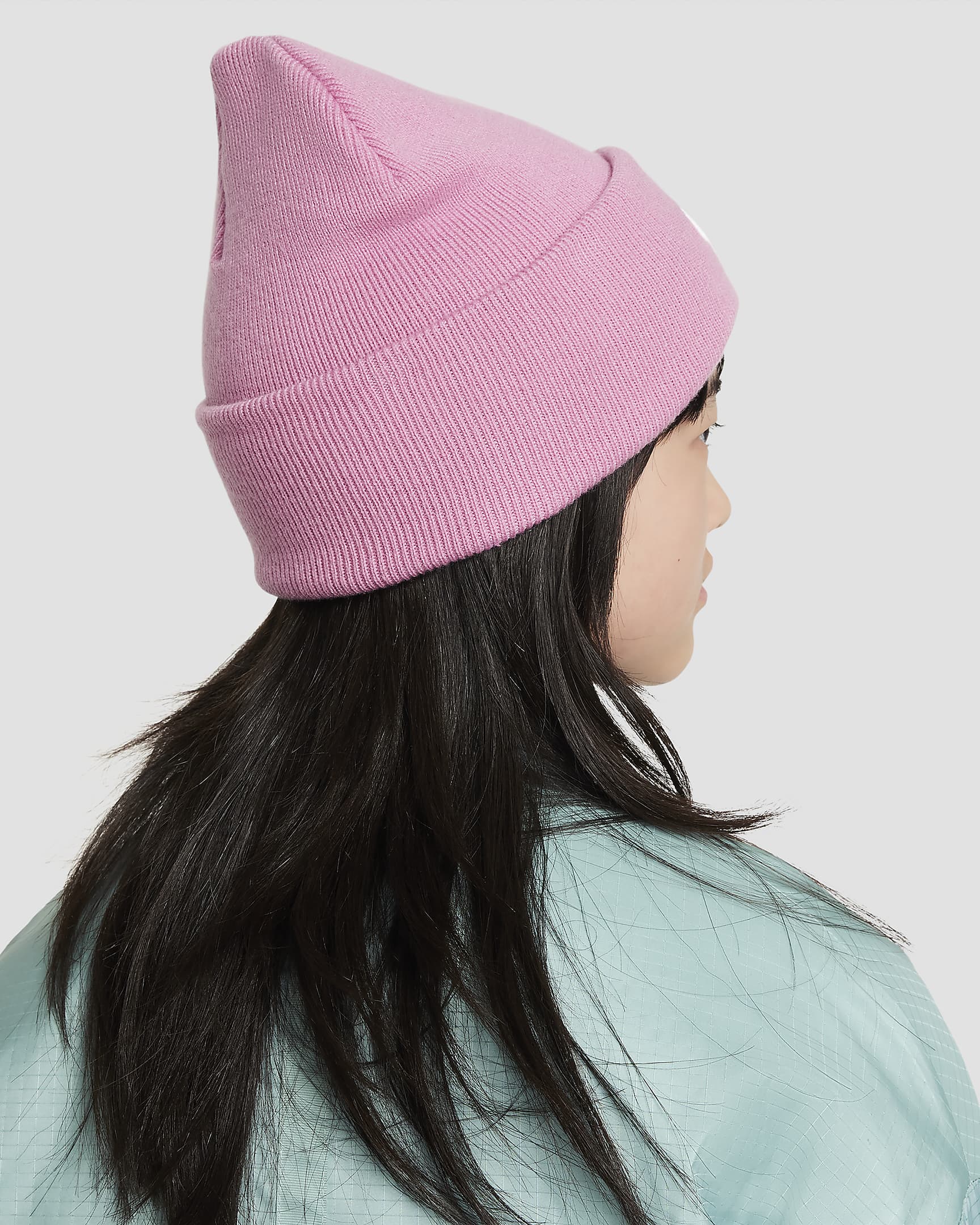 Bonnet Nike Peak pour ado - Magic Flamingo/Blanc