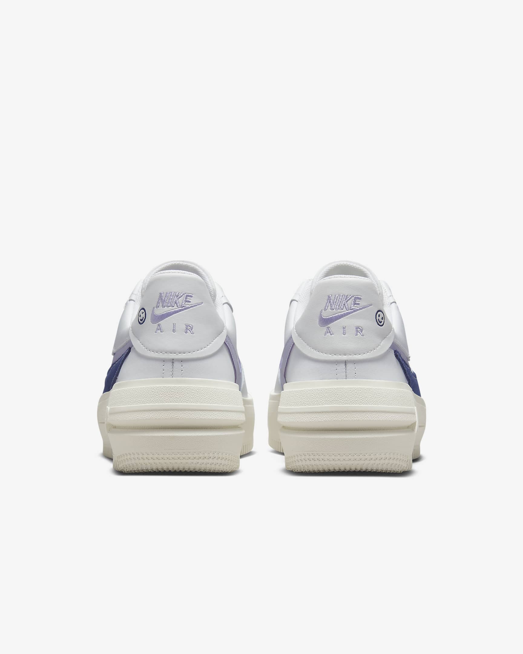 Nike Air Force 1 PLT.AF.ORM LV8 Women's Shoes - Summit White/Oxygen Purple/Sail/Midnight Navy