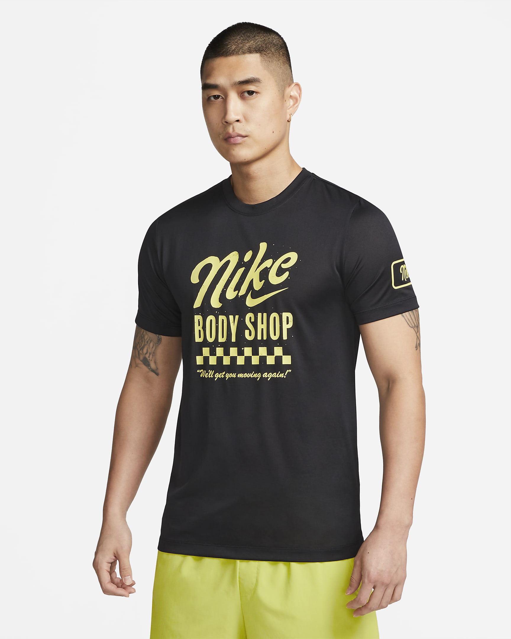 Nike Dri-FIT Men's Training T-Shirt - Black