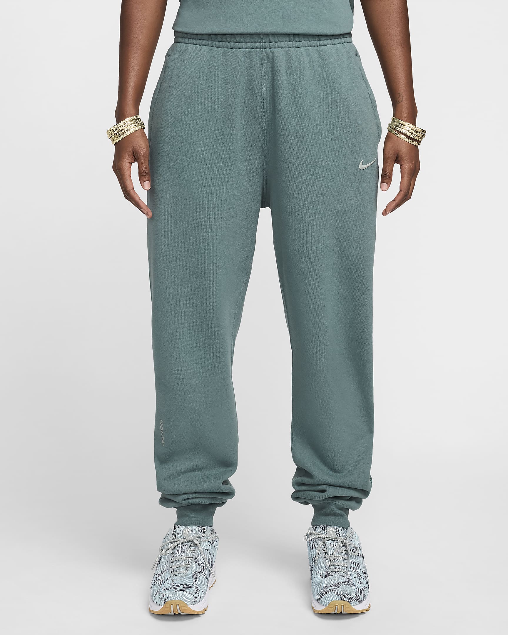 NOCTA NOCTA Fleece CS Tracksuit Bottoms - Mineral Slate/Faded Spruce/Mica Green