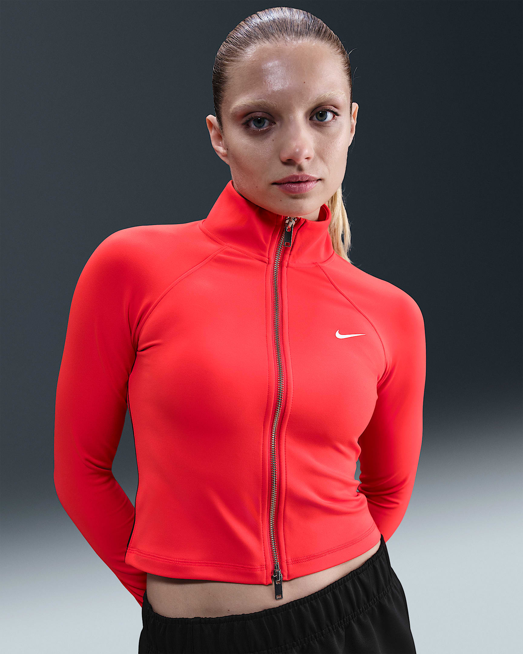 Nike Sportswear Damenjacke - Light Crimson/Light Crimson/Schwarz