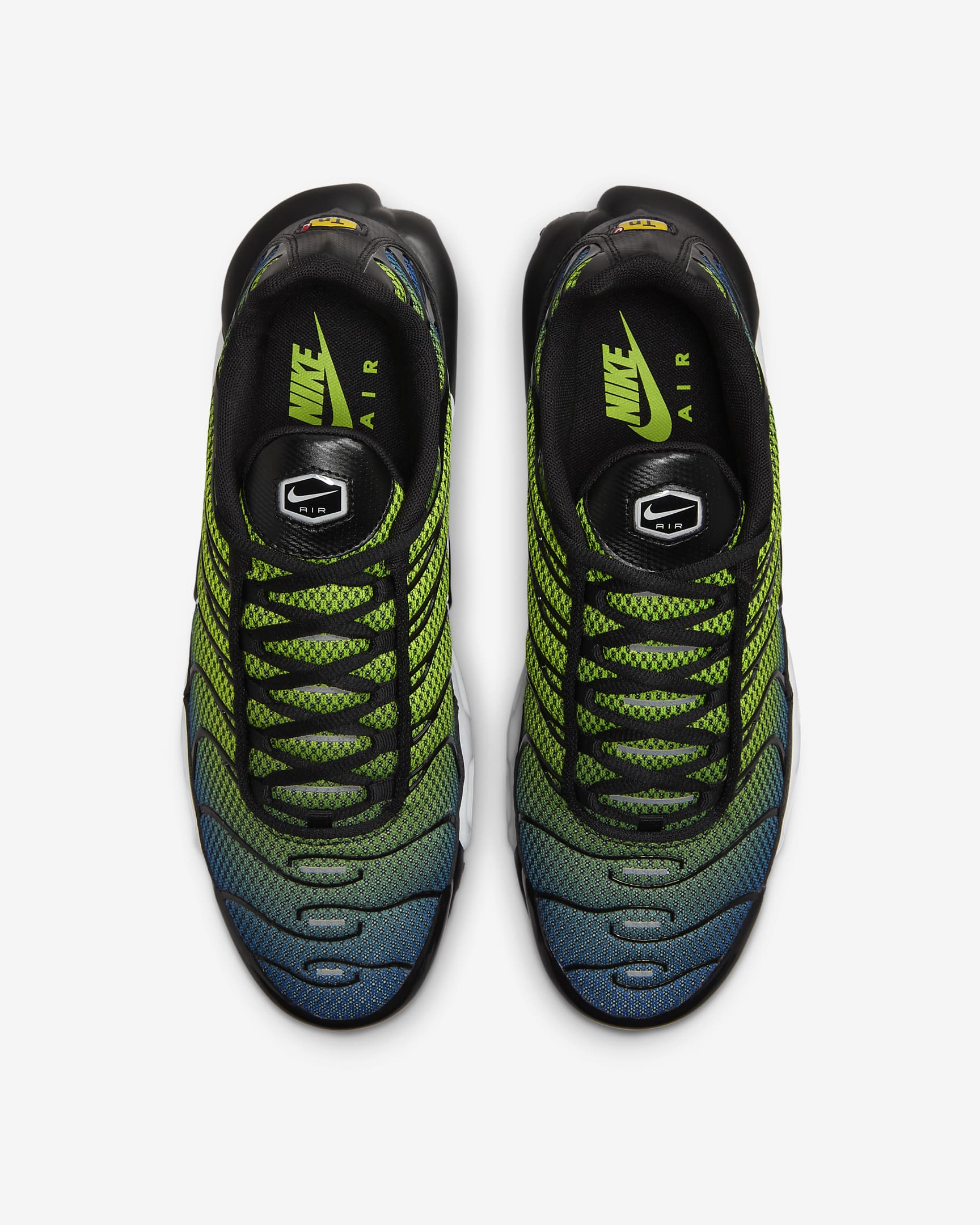 Nike Air Max Plus sko til herre - Svart/Racer Blue/Volt/Svart