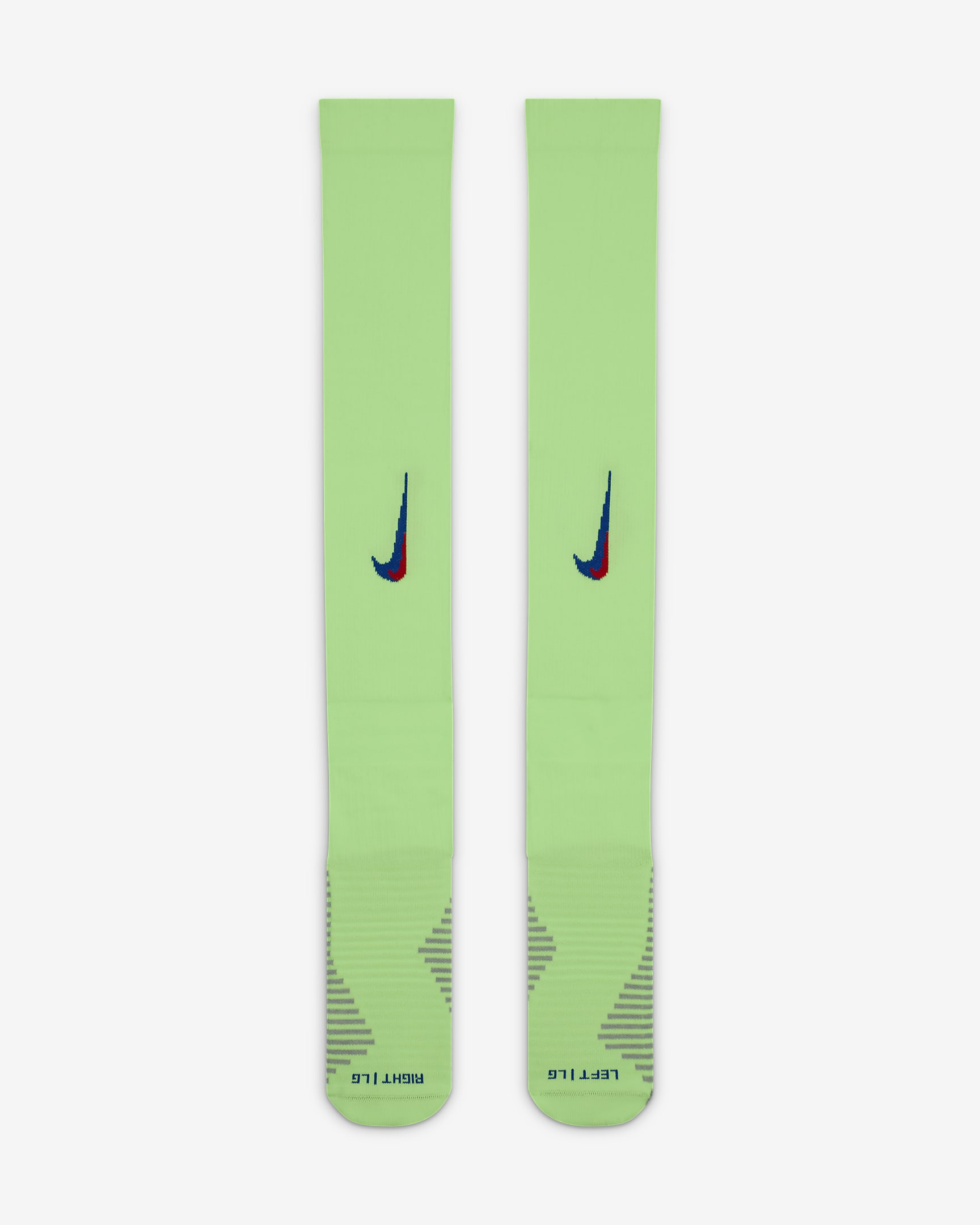 F.C. Barcelona 2024/25 Strike Third Nike Football Knee-High Sock - Lime Blast/University Red/Old Royal