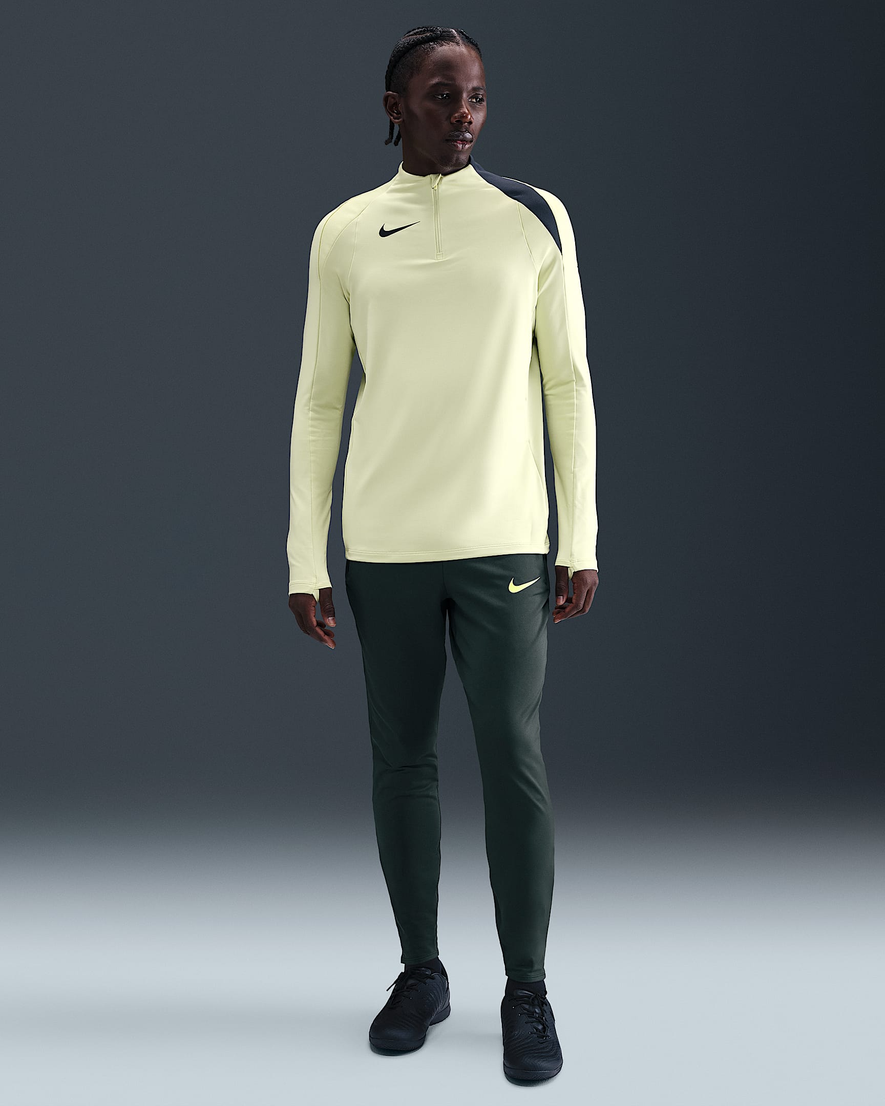 Nike Strike Men's Dri-FIT Soccer Pants - Seaweed/Seaweed/Limelight/Limelight