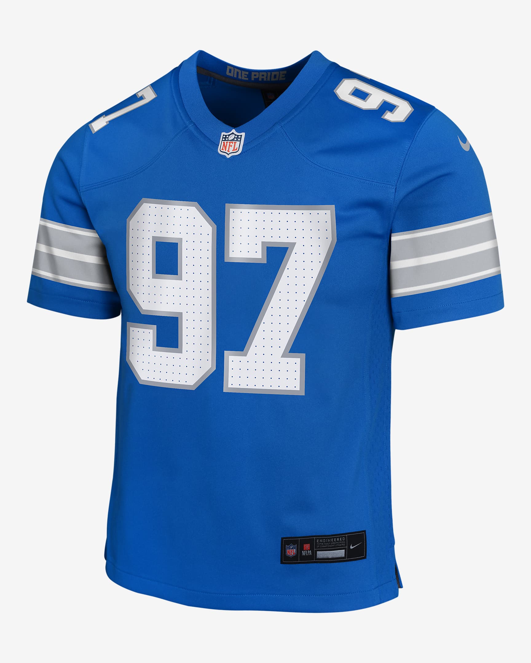 Aidan Hutchinson Detroit Lions Big Kids' Nike NFL Game Jersey - Blue