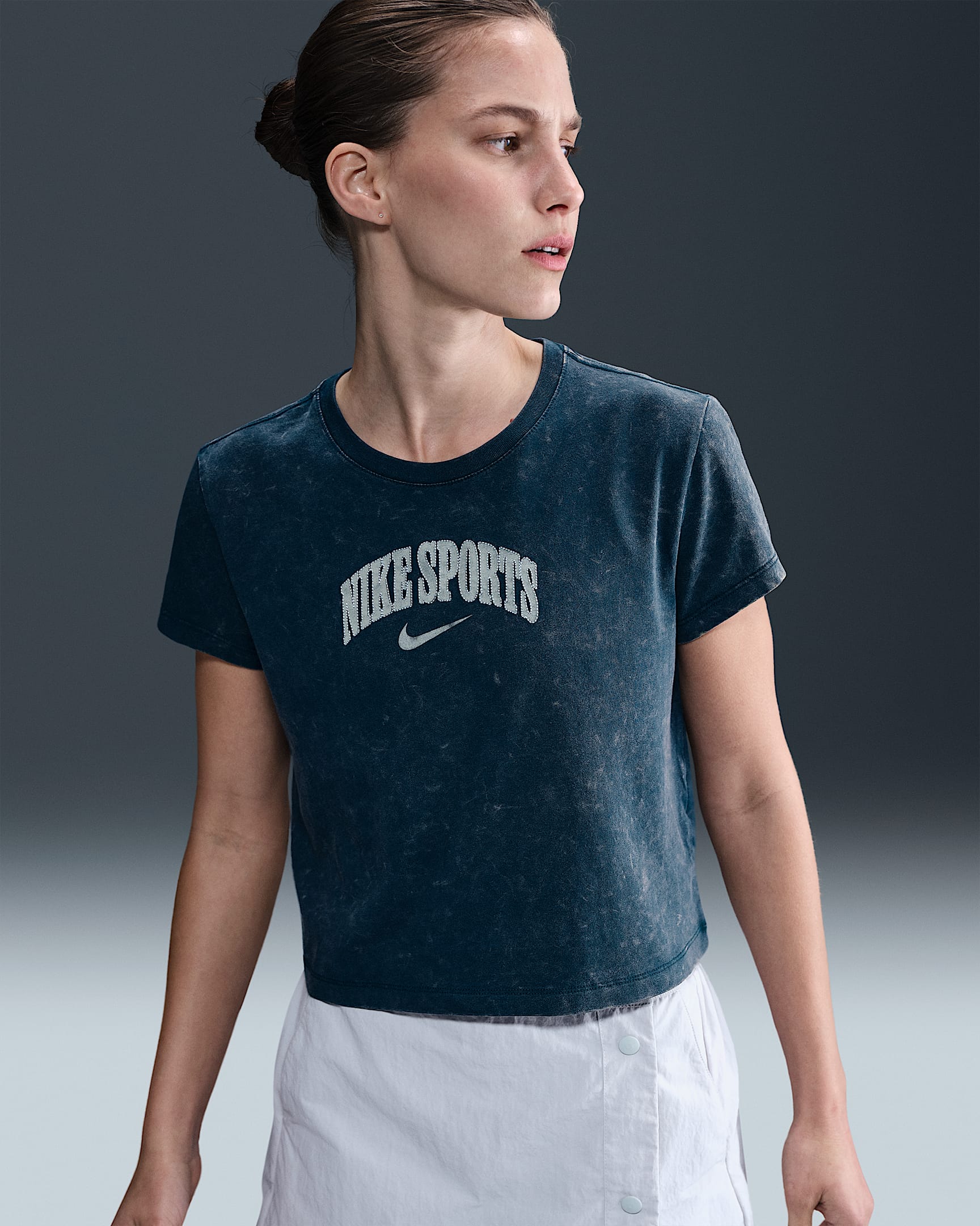Nike Sportswear Women's Short-Sleeve T-Shirt - Armory Navy