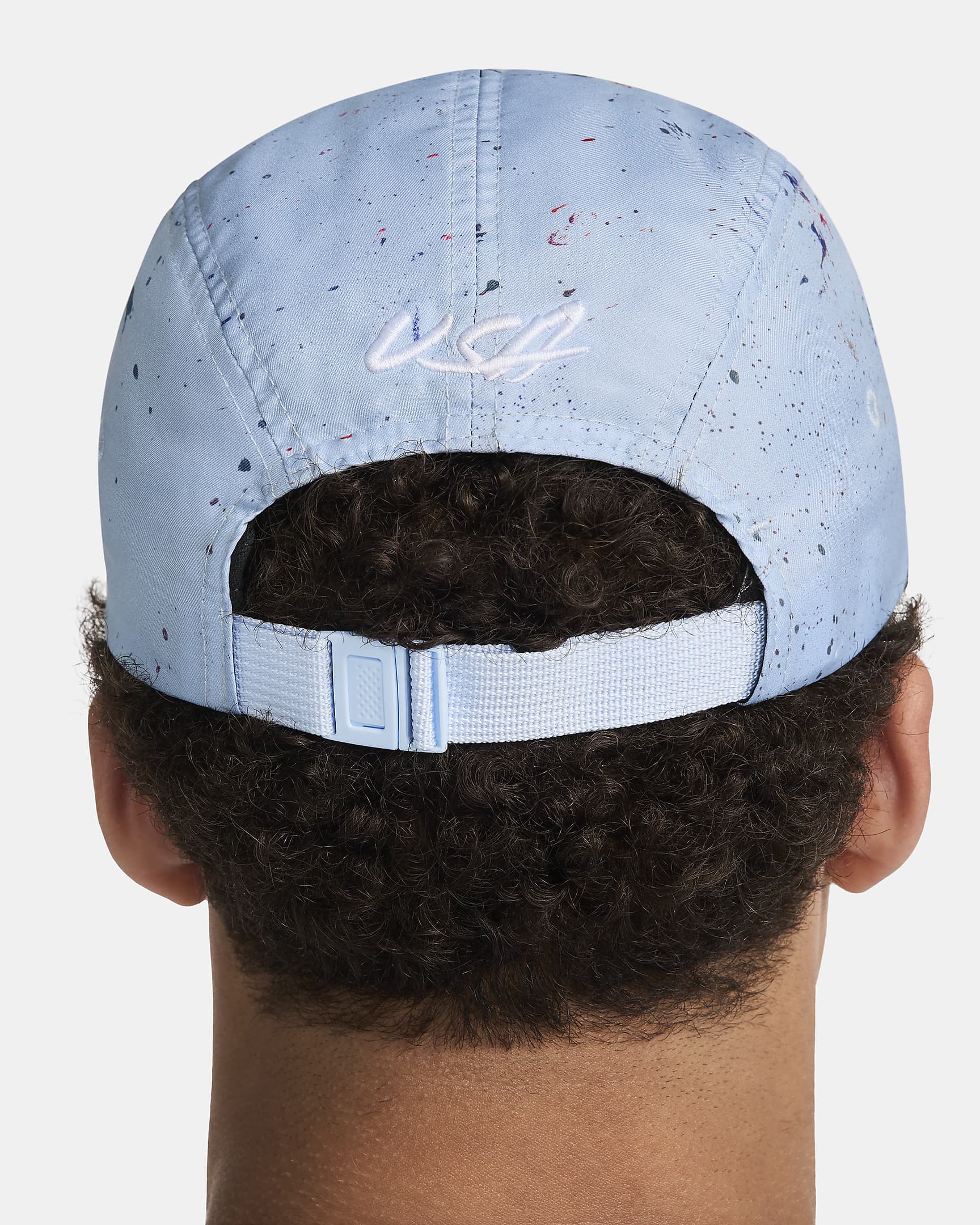 Casquette de breaking Nike Dri-FIT États-Unis Fly - Celestine Blue/Blanc