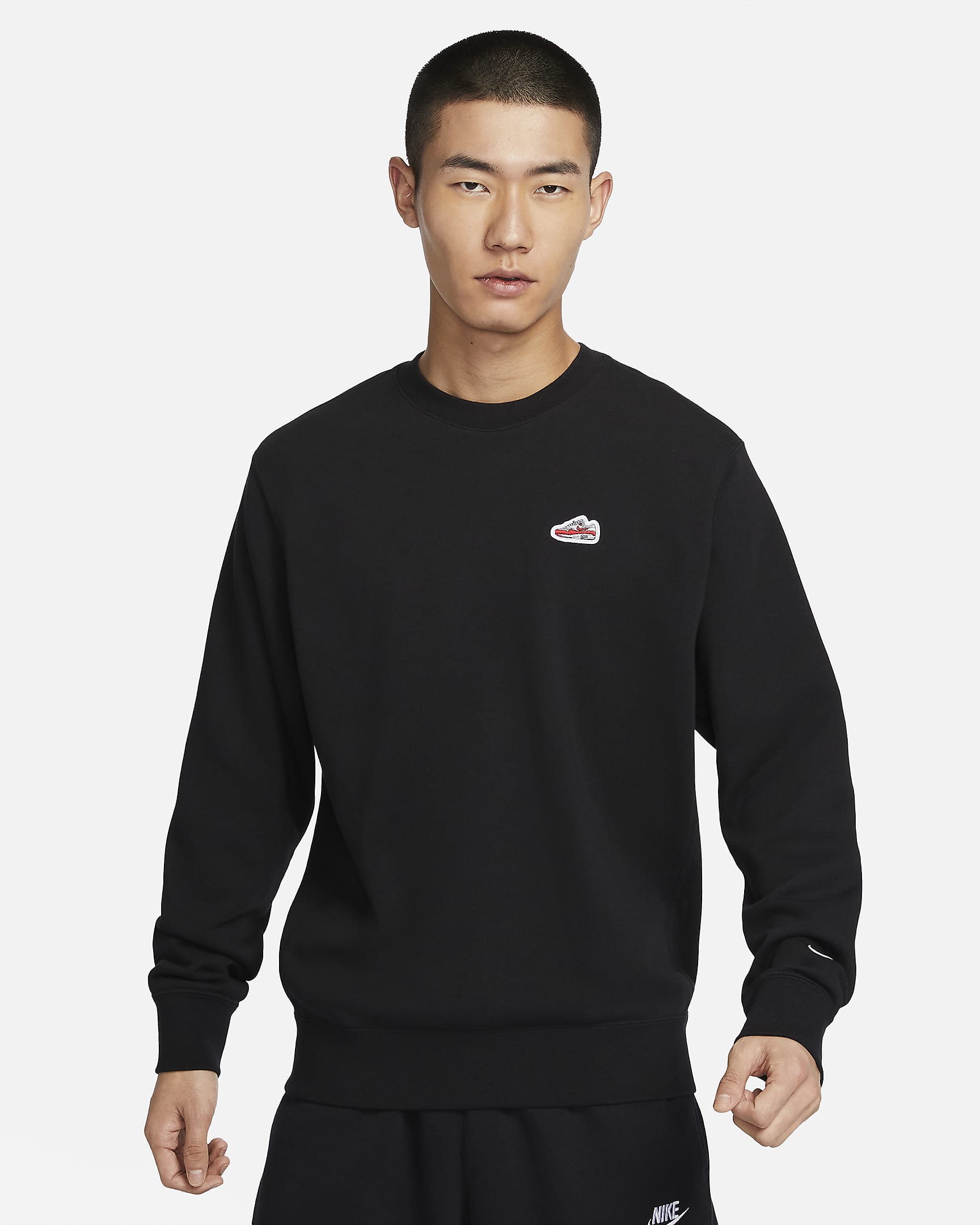 Nike Sportswear Men's French Terry Crew-Neck Sweatshirt. Nike MY