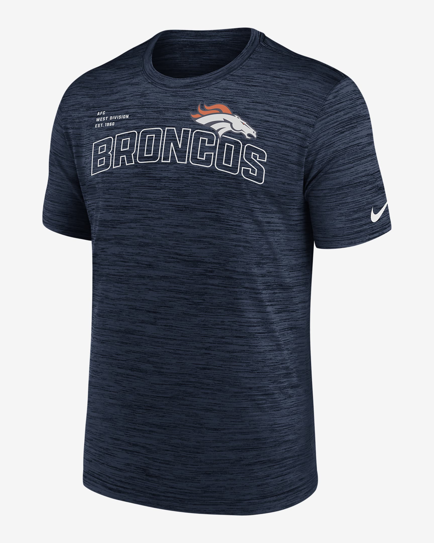 Denver Broncos Velocity Arch Men's Nike NFL T-Shirt. Nike.com