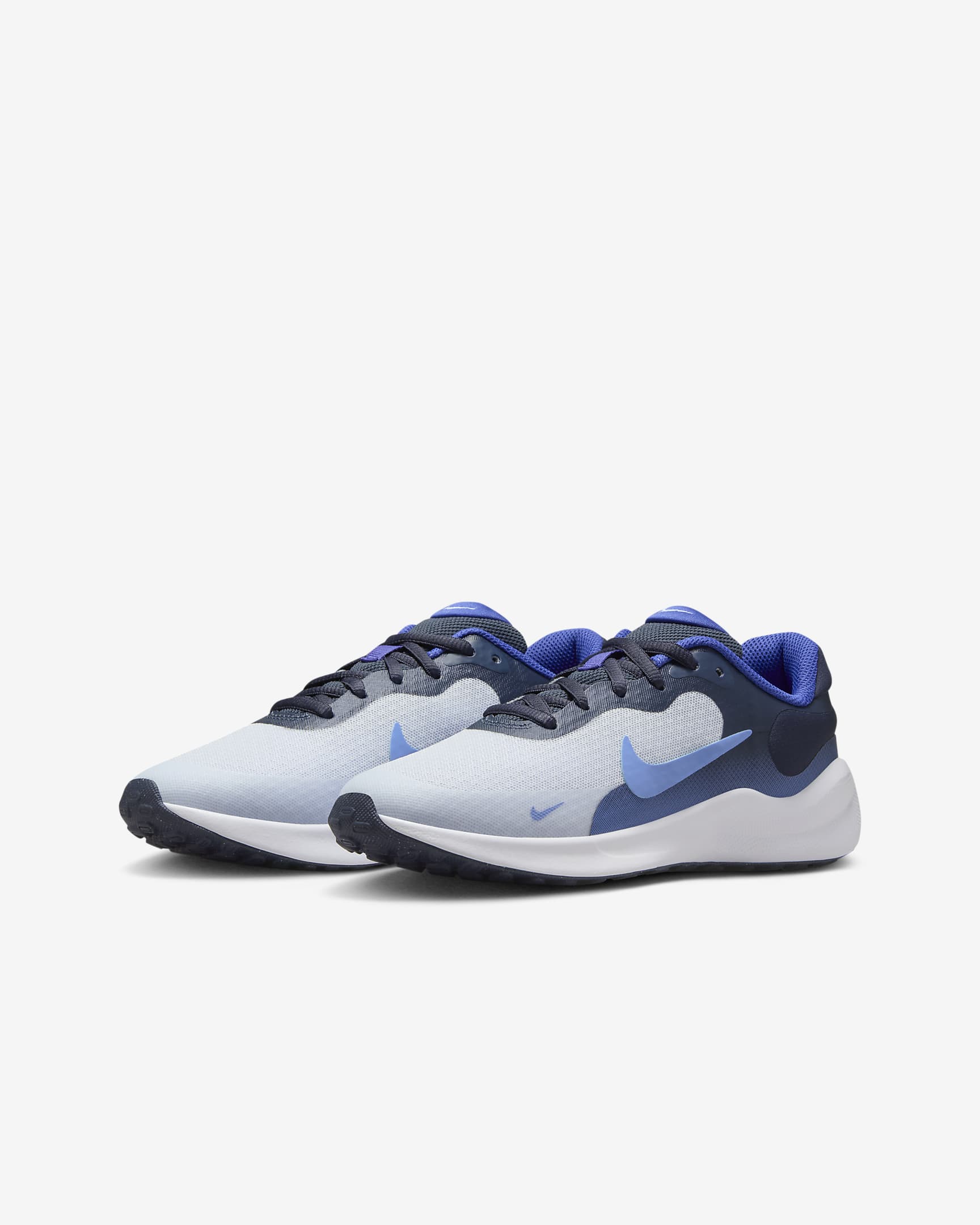 Nike Revolution 7 Older Kids' Running Shoes - Football Grey/Thunder Blue/Astronomy Blue/Royal Pulse