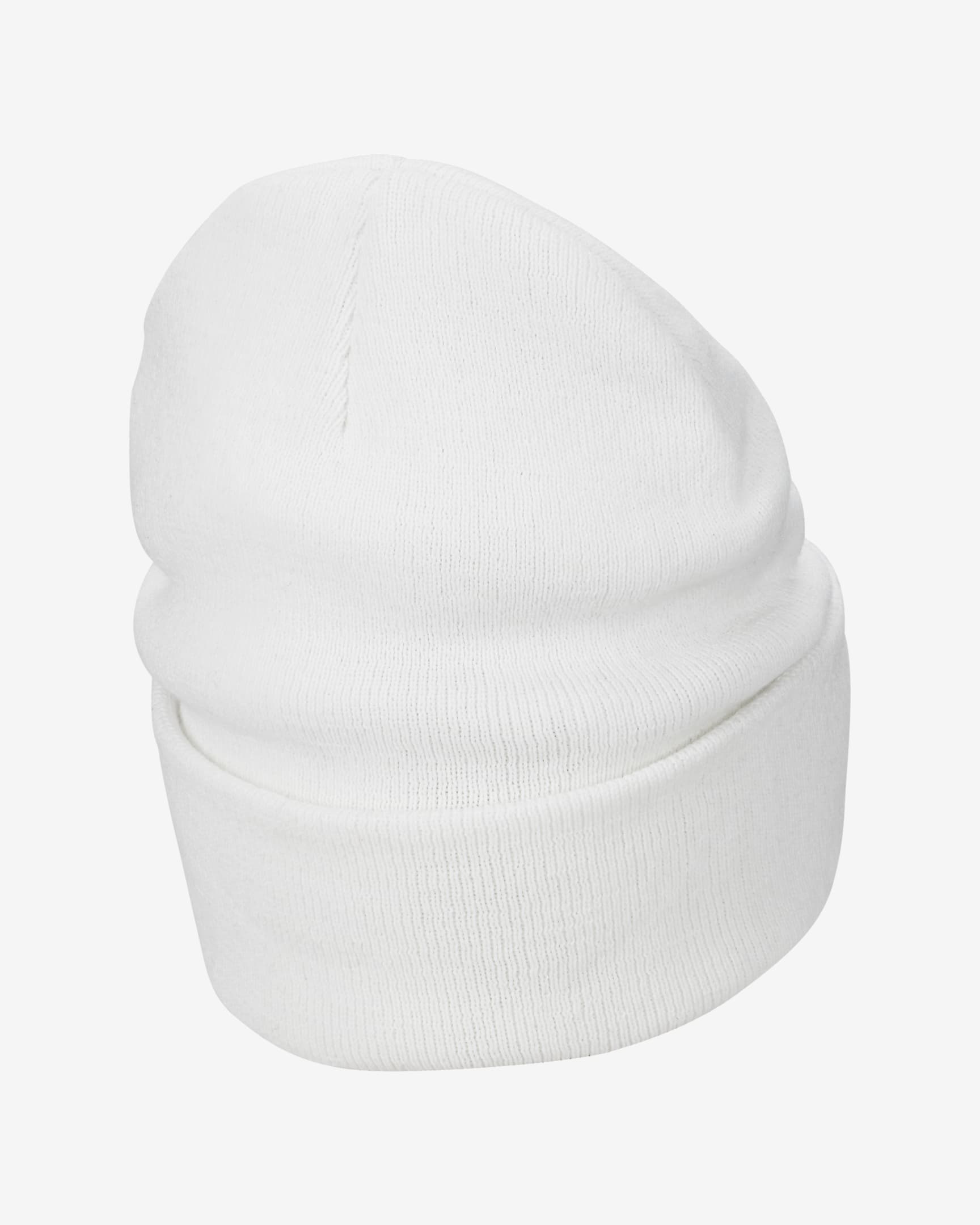 Gorro Futura de puño alto Nike Peak - Blanco cumbre/Negro