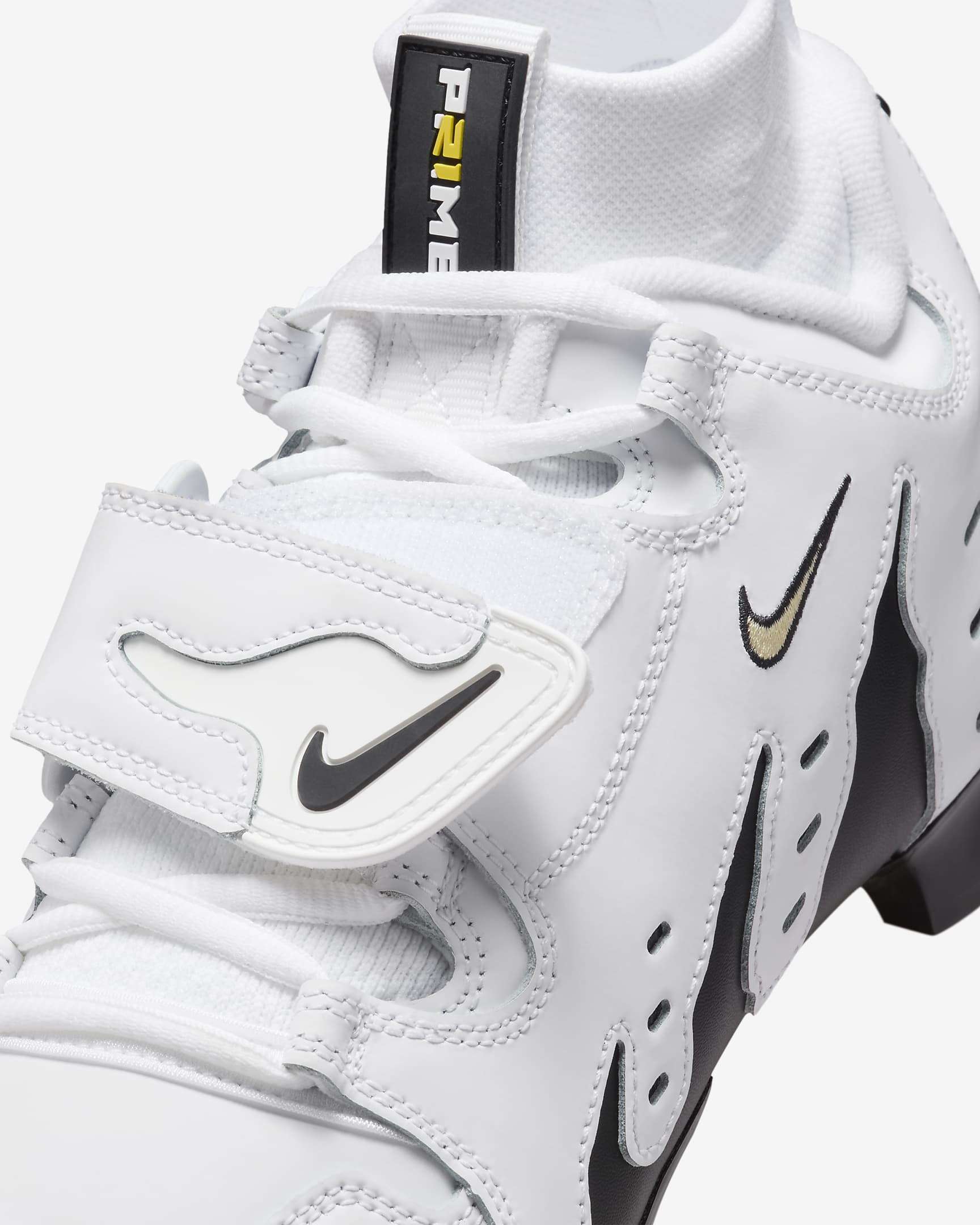 Nike Diamond Turf 96 TD Football Cleats - White/Black/Team Gold